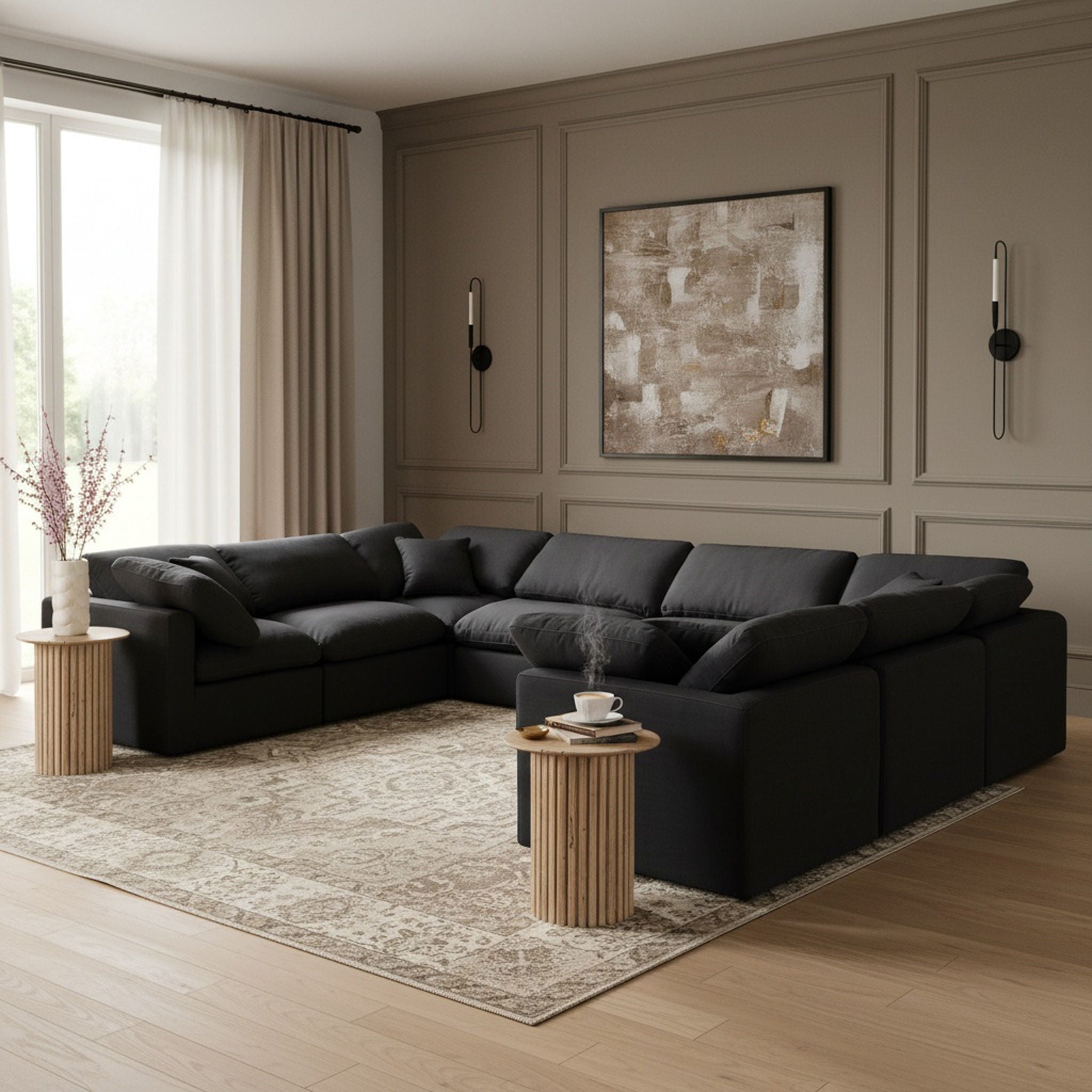 Indulge - Linen 8 Piece Modular Sectional - Urban Living Furniture (Los Angeles, CA)
