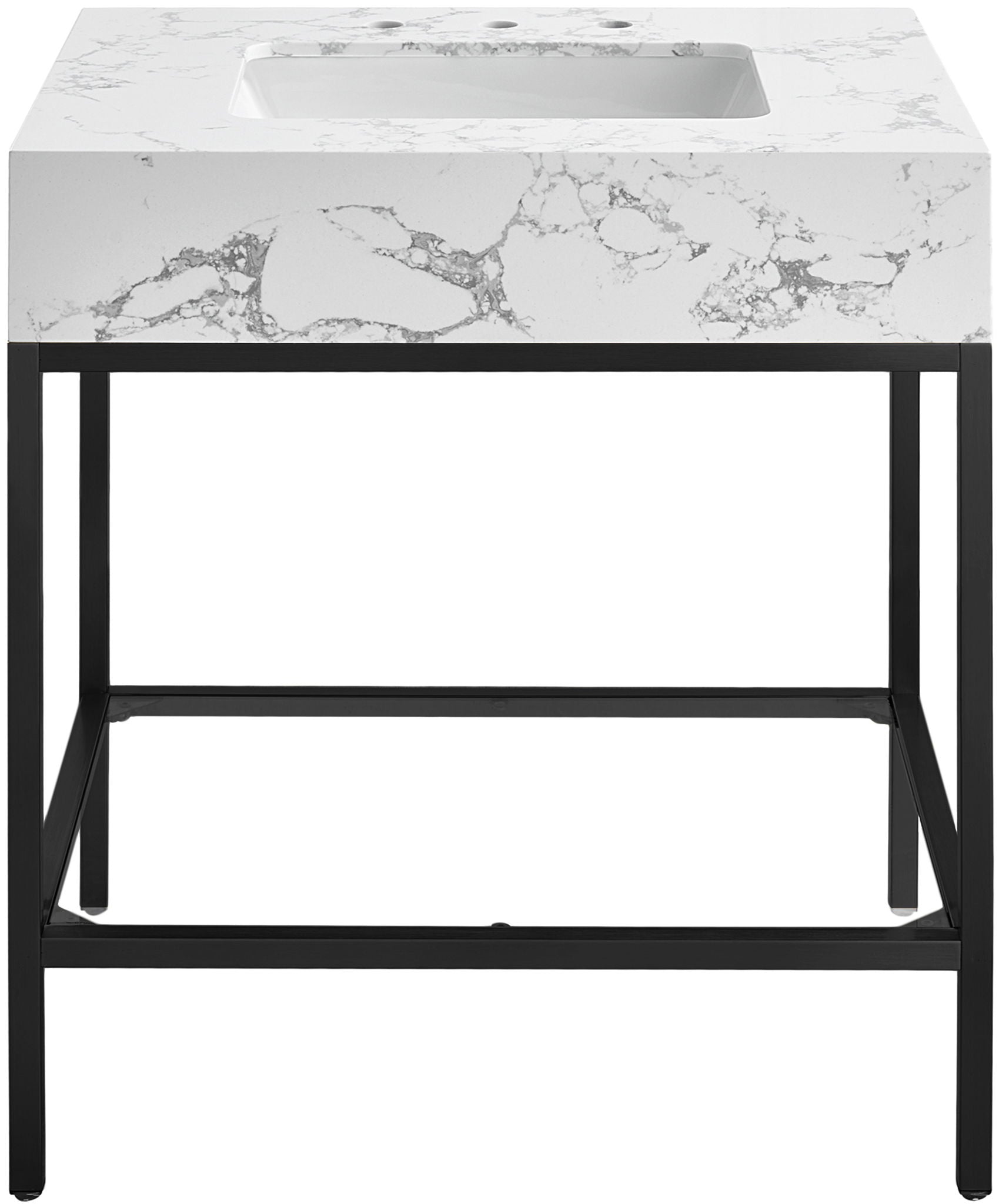 Marmo - Engineered Marble Bathroom Vanity With Black Base - Urban Living Furniture (Los Angeles, CA)