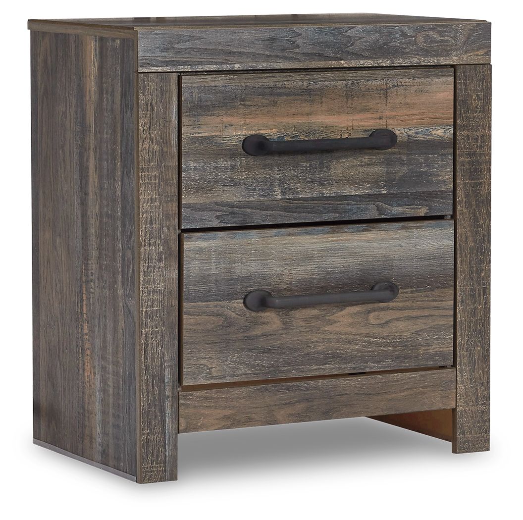 Drystan - Brown / Beige - Two Drawer Night Stand - Urban Living Furniture (Los Angeles, CA)