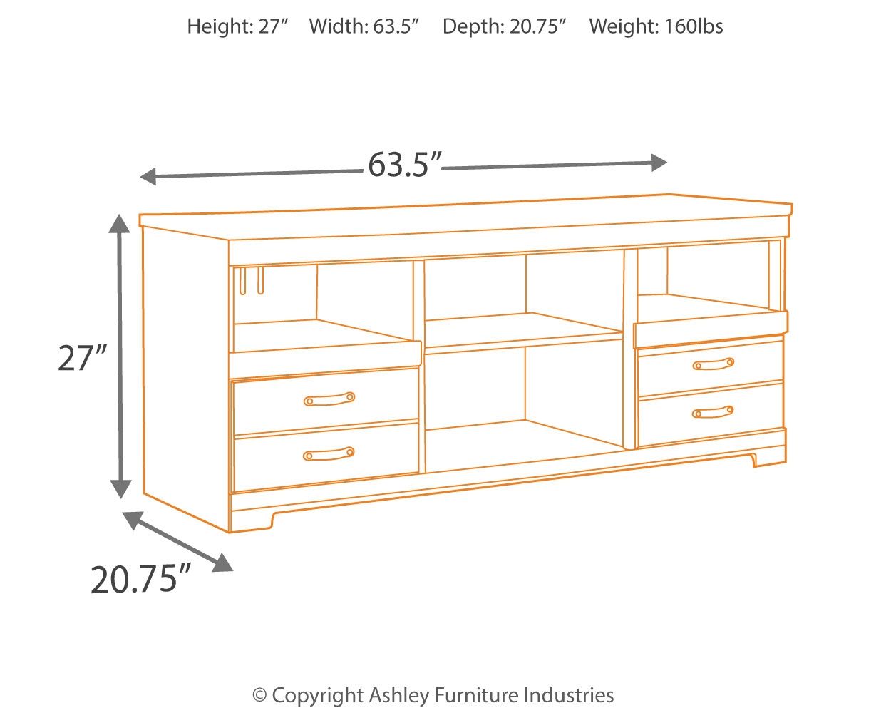 Trinell - TV Stand - Urban Living Furniture (Los Angeles, CA)