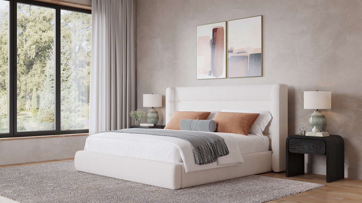 Formosa Frank - Upholstered Wingback Platform Bed (2026)