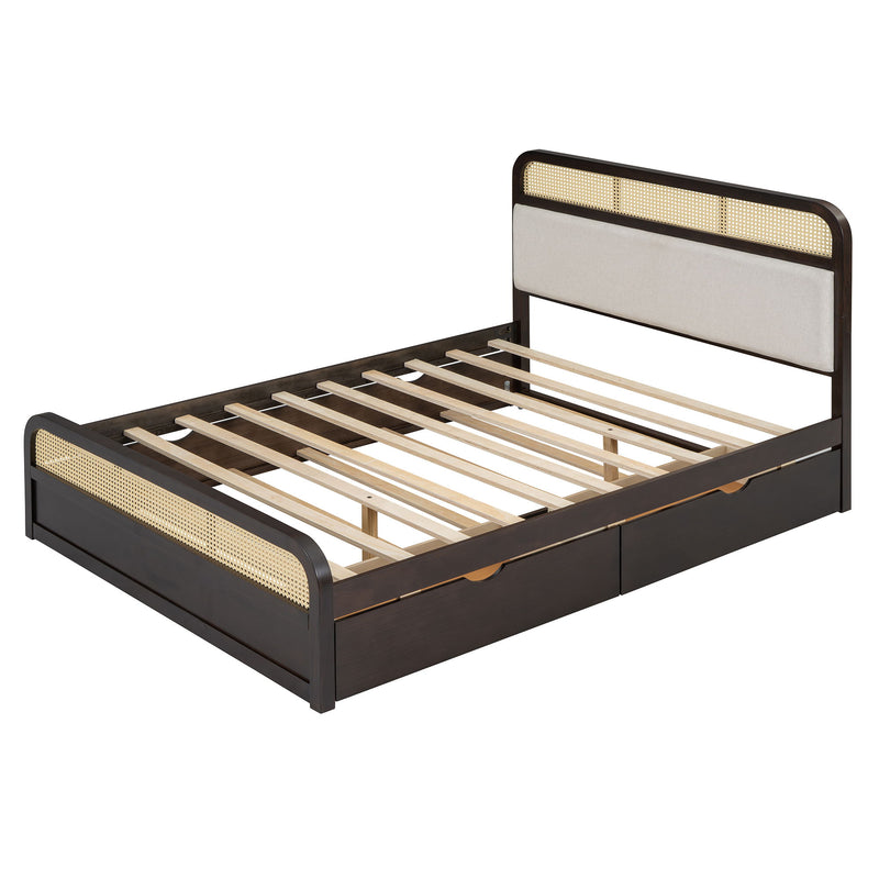 Platform Bed With Trundle And 2 Drawers - Urban Living Furniture (Los Angeles, CA)