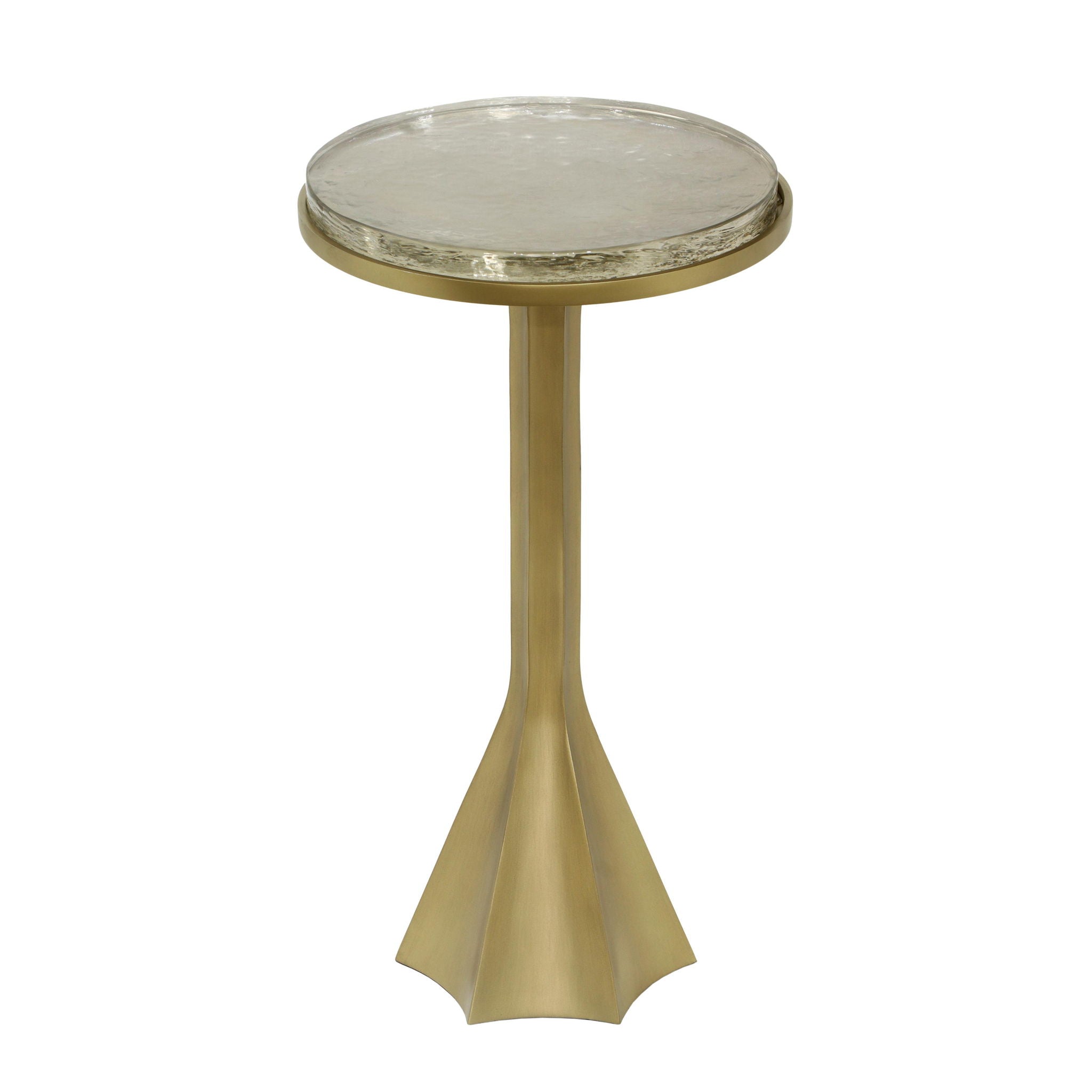 Gabrielle - Round Side Table - Antique Brass - Urban Living Furniture (Los Angeles, CA)