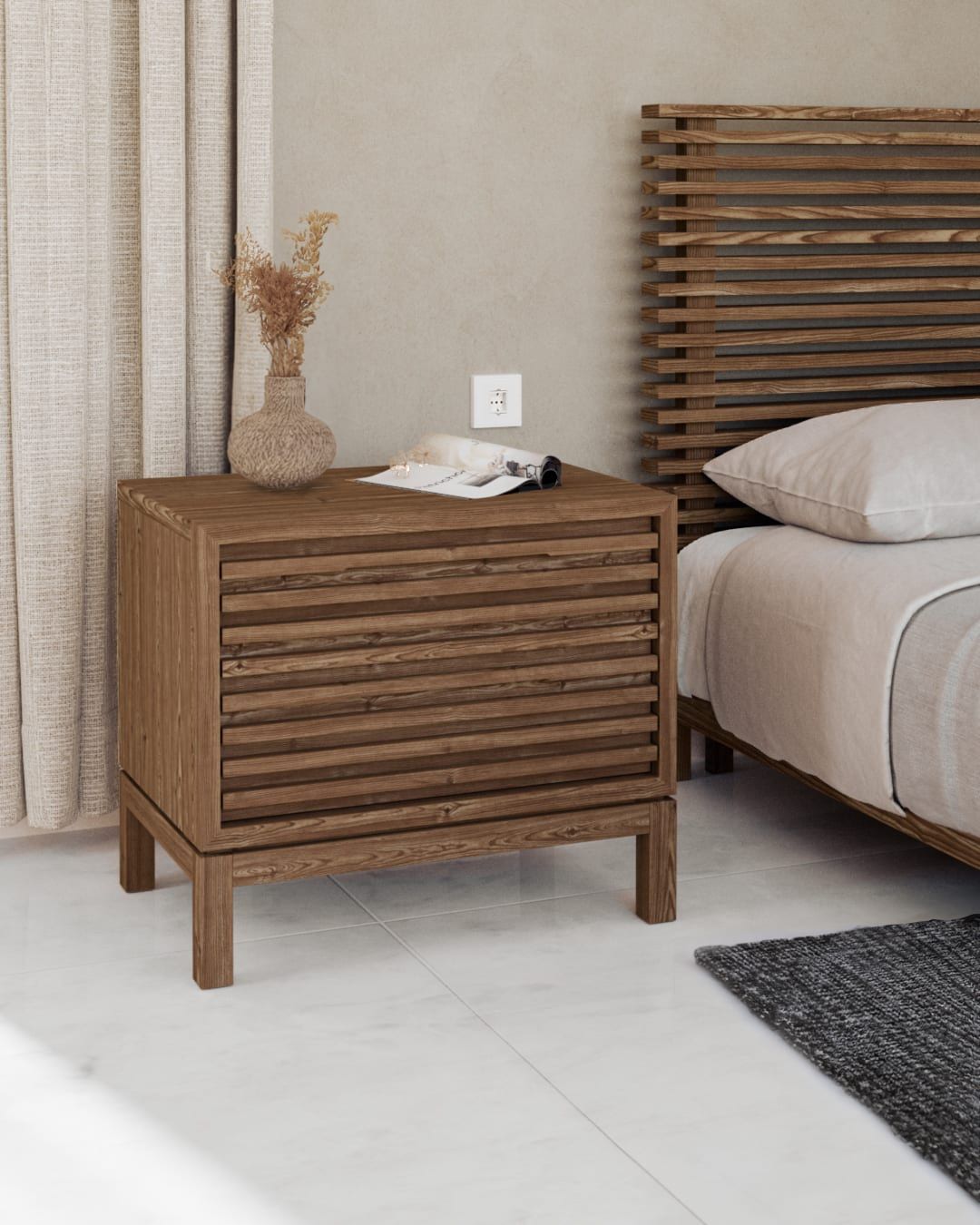 Tanner - Ash Wood Nightstand