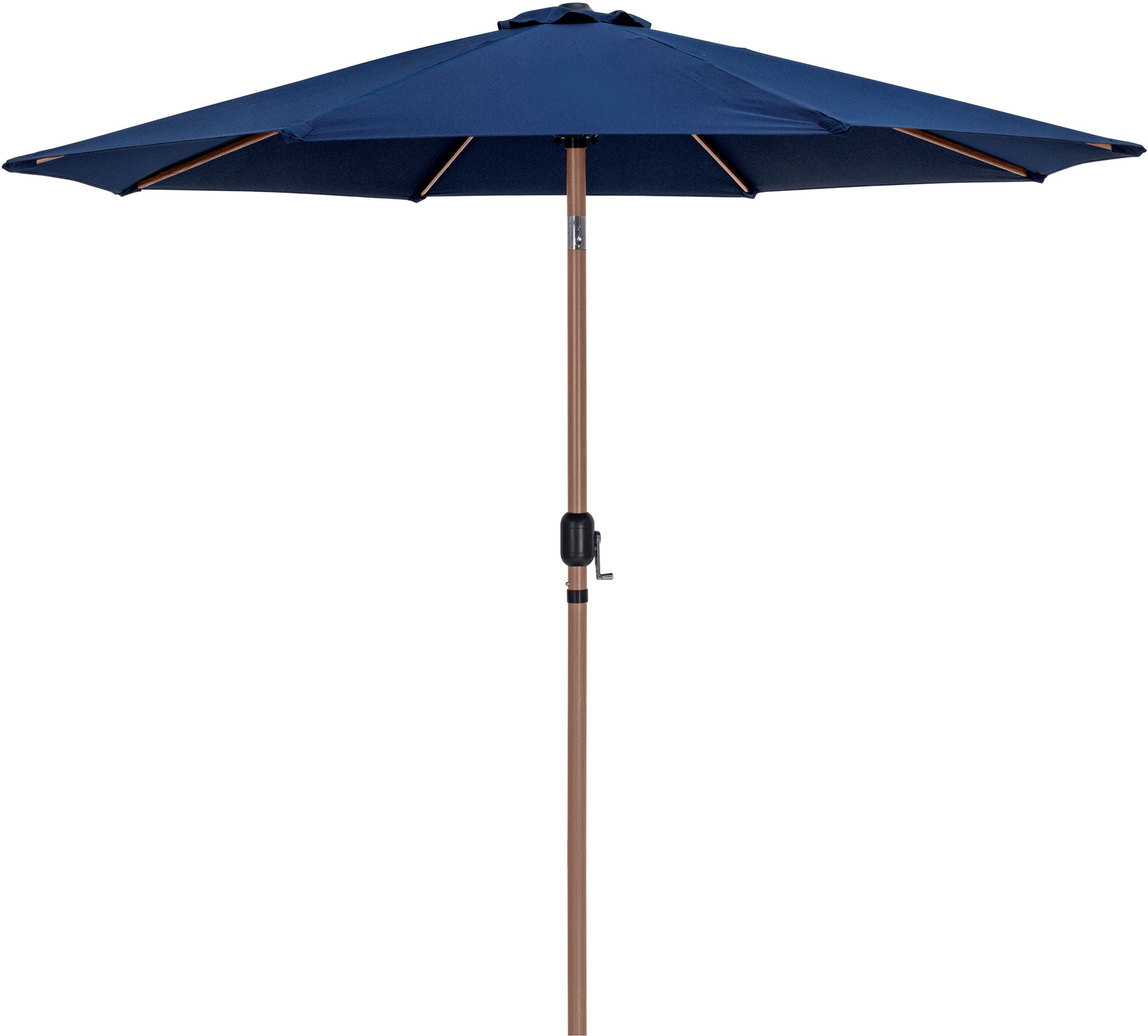 Fiji - Aluminum Patio Umbrella With Square White And Teak Base - Urban Living Furniture (Los Angeles, CA)