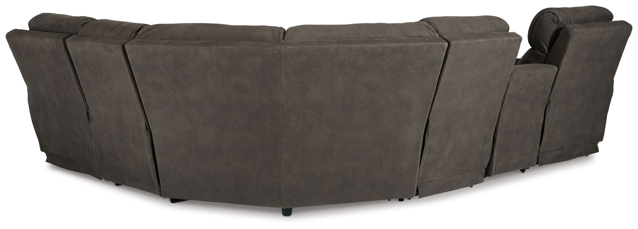 Hoopster - Gunmetal - Zero Wall Power Recliner with Console 6 Pc Sectional - Urban Living Furniture (Los Angeles, CA)