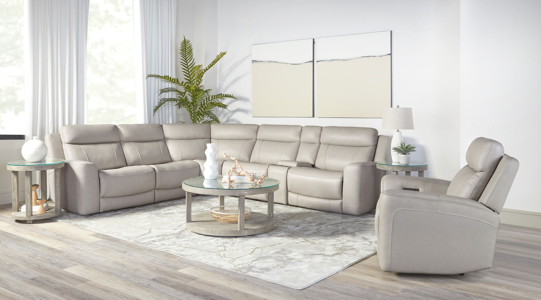 Calgary - Armless Chair - Stone - Urban Living Furniture (Los Angeles, CA)