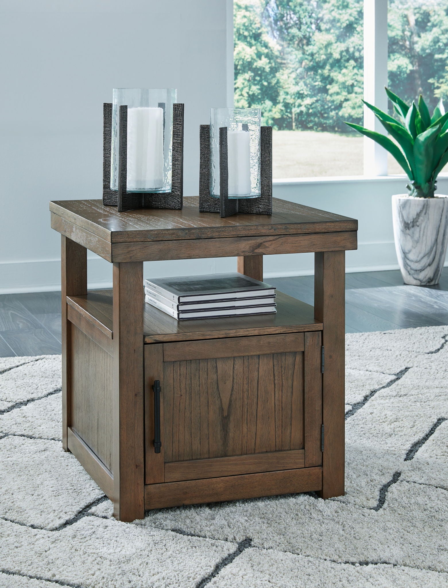 Boardernest - Brown - Rectangular End Table - Urban Living Furniture (Los Angeles, CA)