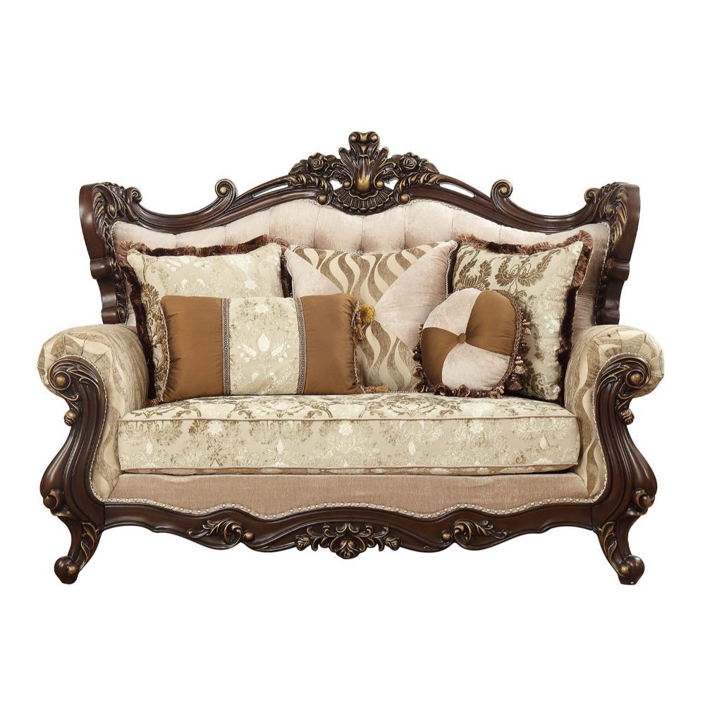 Shalisa - Loveseat - Fabric & Walnut - Urban Living Furniture (Los Angeles, CA)