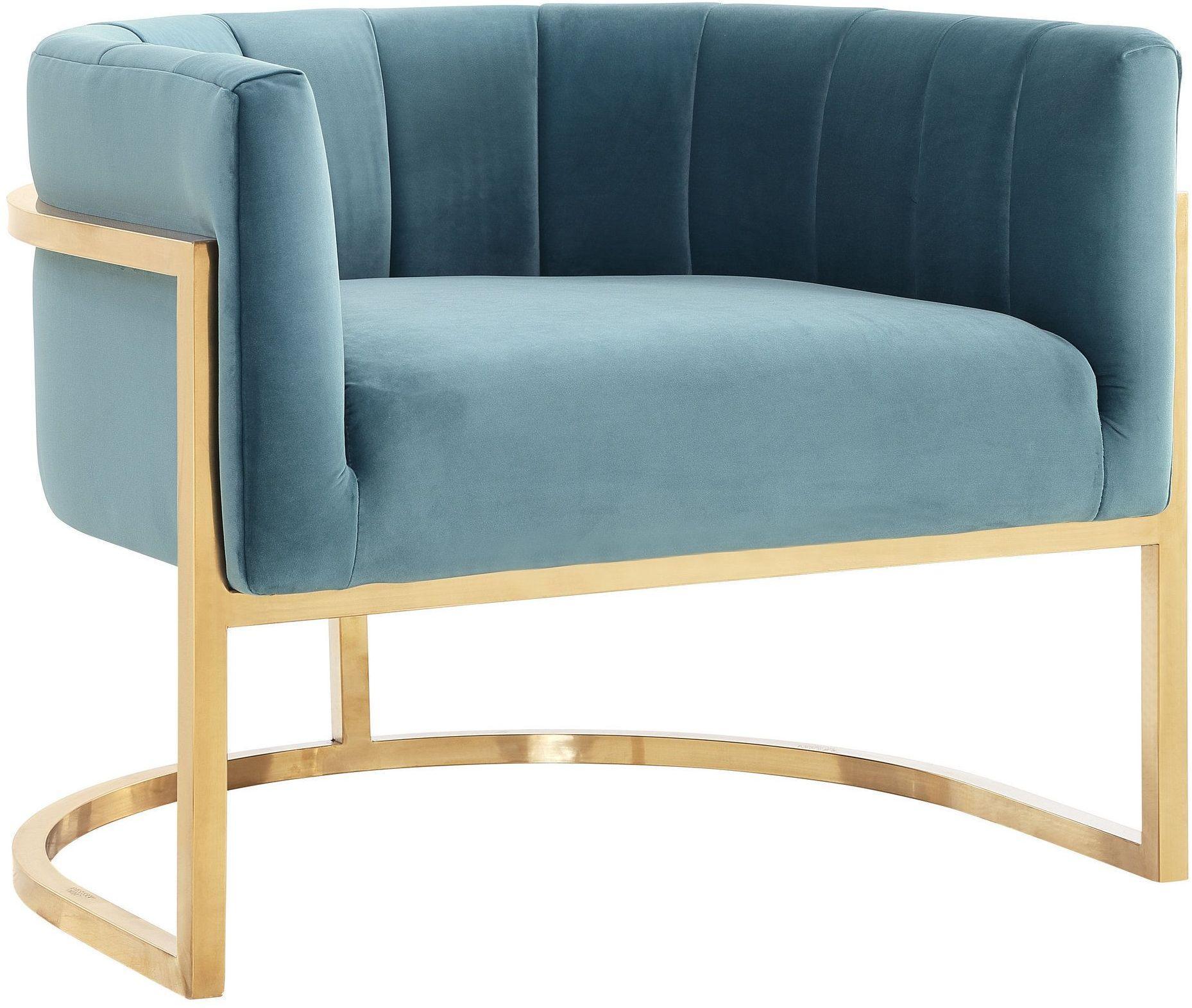 Magnolia - Chair with Gold Base - Urban Living Furniture (Los Angeles, CA)
