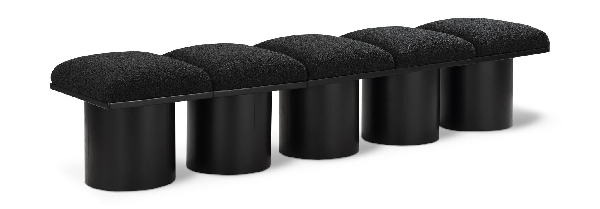 Pavilion - 5 Piece Modular Bench With Black Base - Urban Living Furniture (Los Angeles, CA)