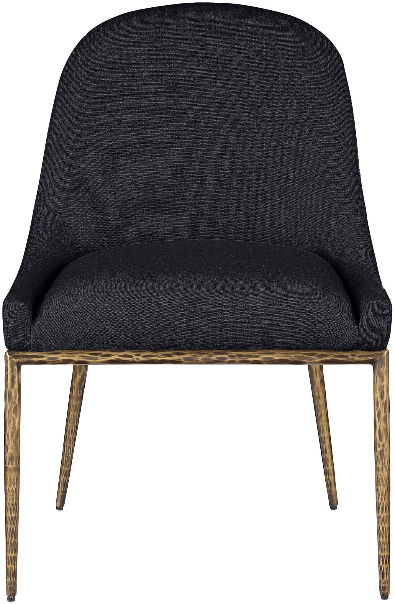 Ferro - Upholstered Dining Side Chair With Brushed Gold Legs - Urban Living Furniture (Los Angeles, CA)