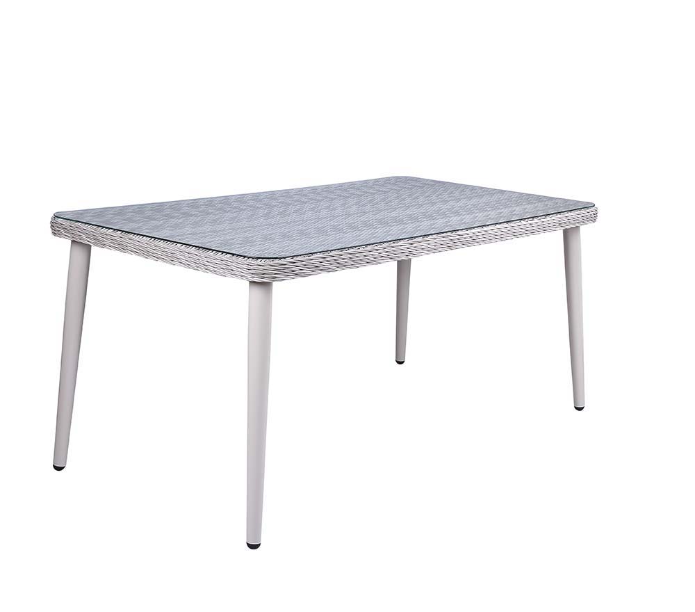 Jenneva - 7 Piece Patio Dining Set - Night Green Fabric & Gray - Urban Living Furniture (Los Angeles, CA)
