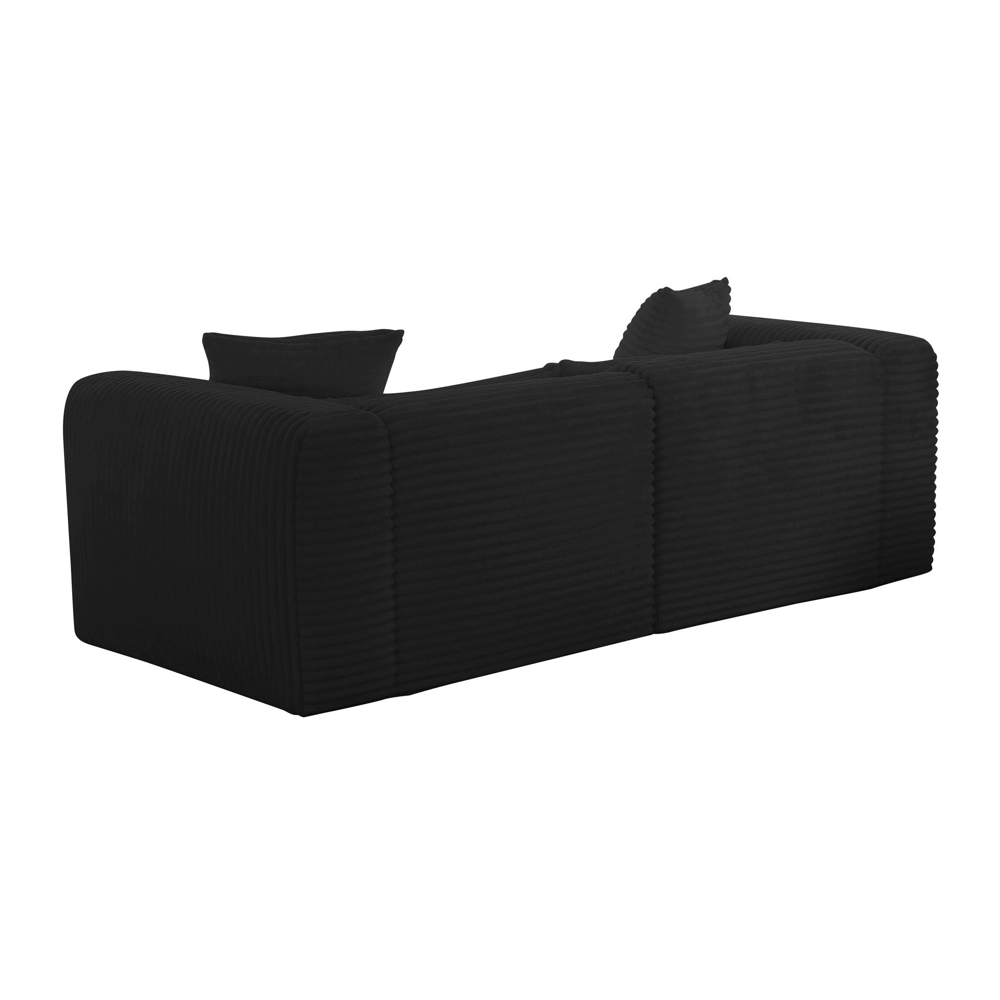 Tarra - Fluffy Oversized Corduroy Modular Loveseat - Urban Living Furniture (Los Angeles, CA)