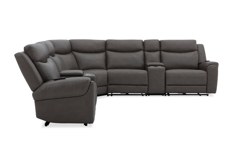 Momentum - Modular Power Reclining Sectional With Power Adjustable Headrests