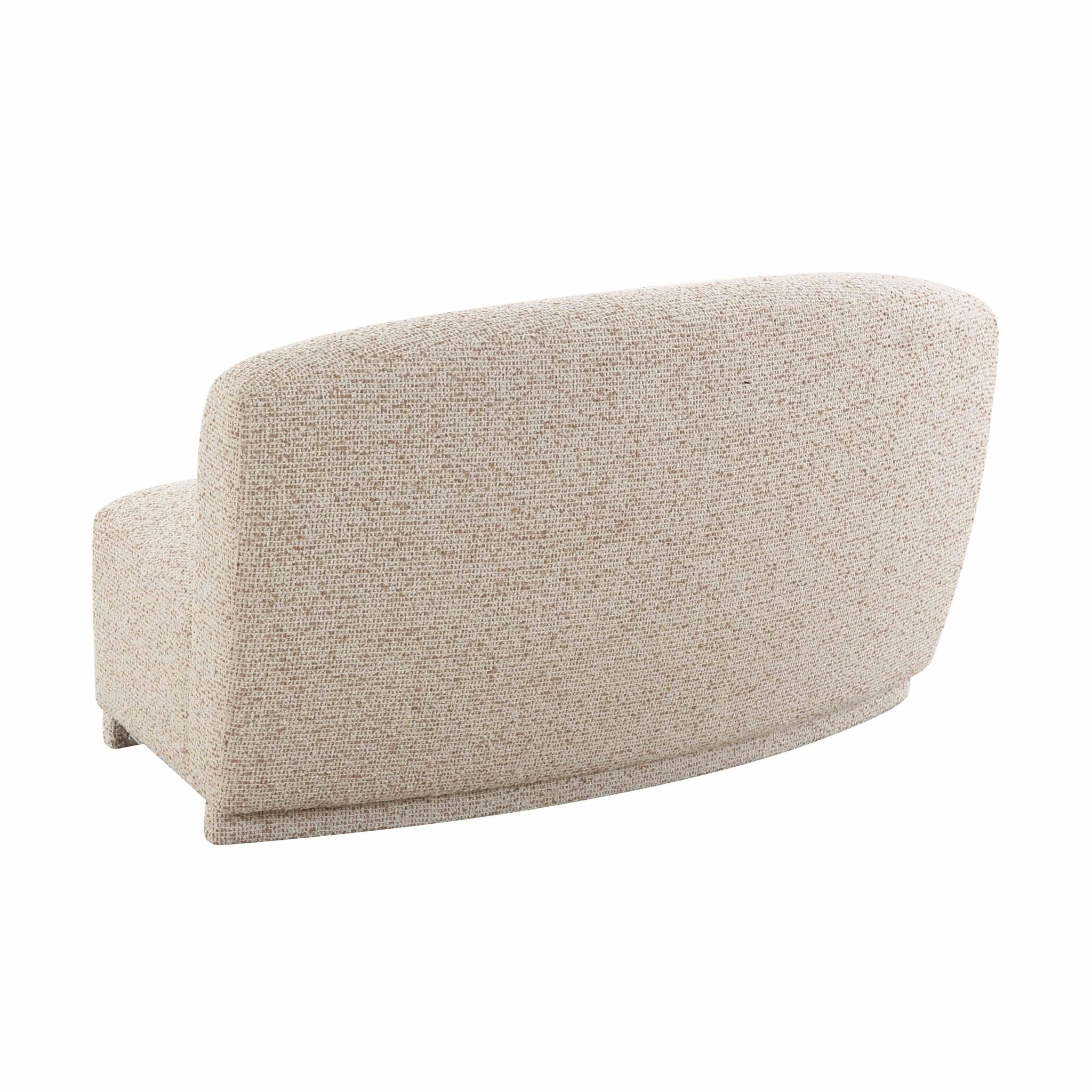 Marion - Textured Boucle Armless Loveseat - Two-Tone - Urban Living Furniture (Los Angeles, CA)
