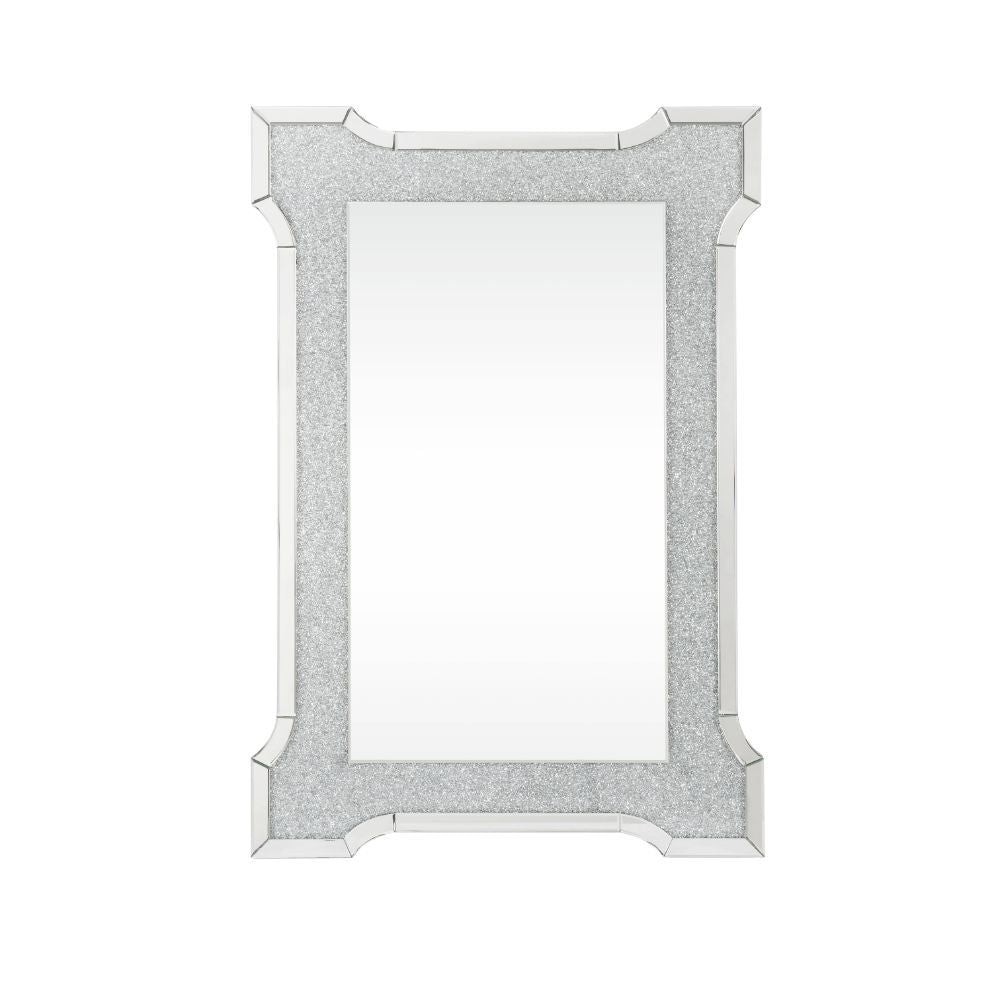 Noralie - 47" X 31" Accent Mirror With Faux Diamonds - Mirrored - Urban Living Furniture (Los Angeles, CA)