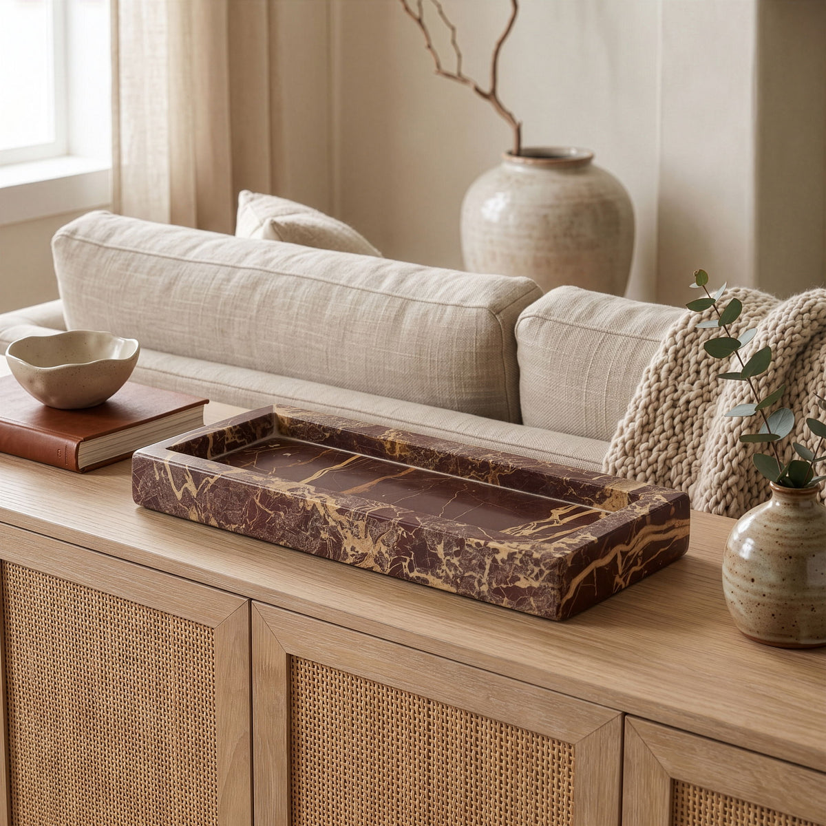 Michael - Genuine Marble Tray