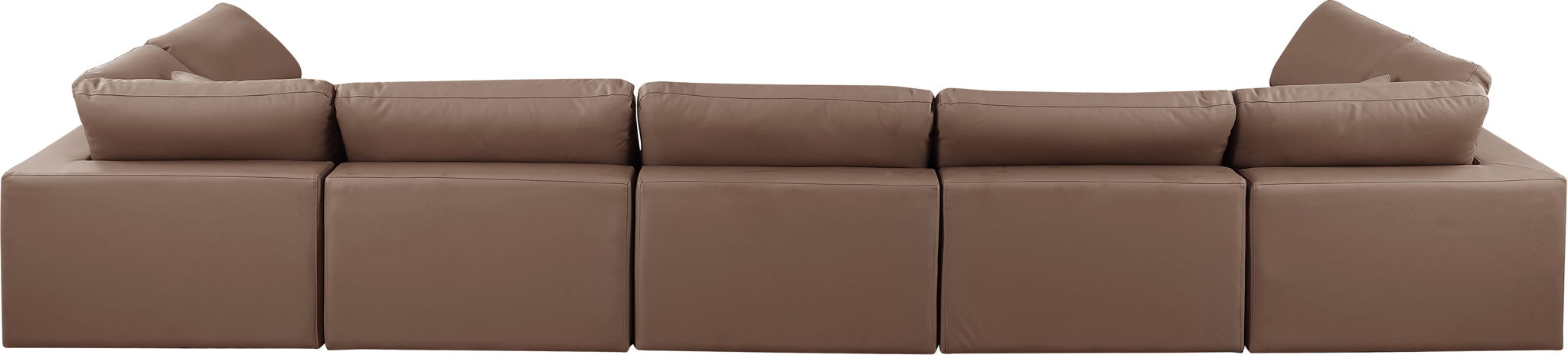 Comfy - 7 Piece Faux Leather Modular Armless Sectional - Urban Living Furniture (Los Angeles, CA)