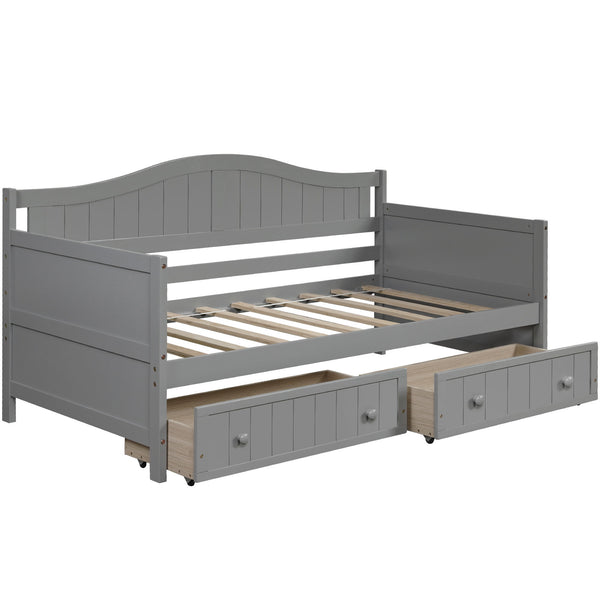 Wooden Daybed, Sofa Bed, No Box Spring Needed