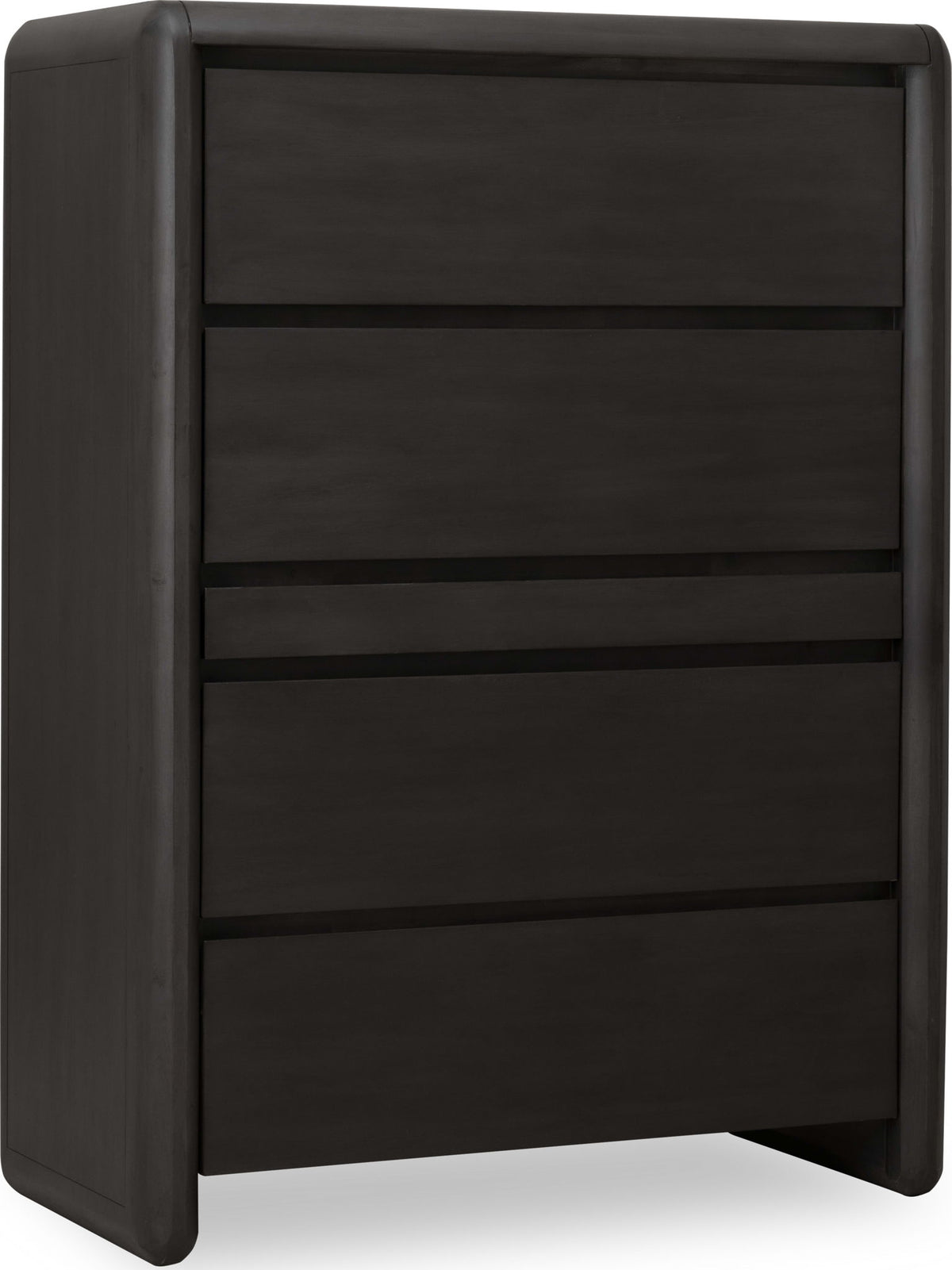 Xolani - Five Drawer Acacia Wood Chest With Jewelry Tray - Jaguar