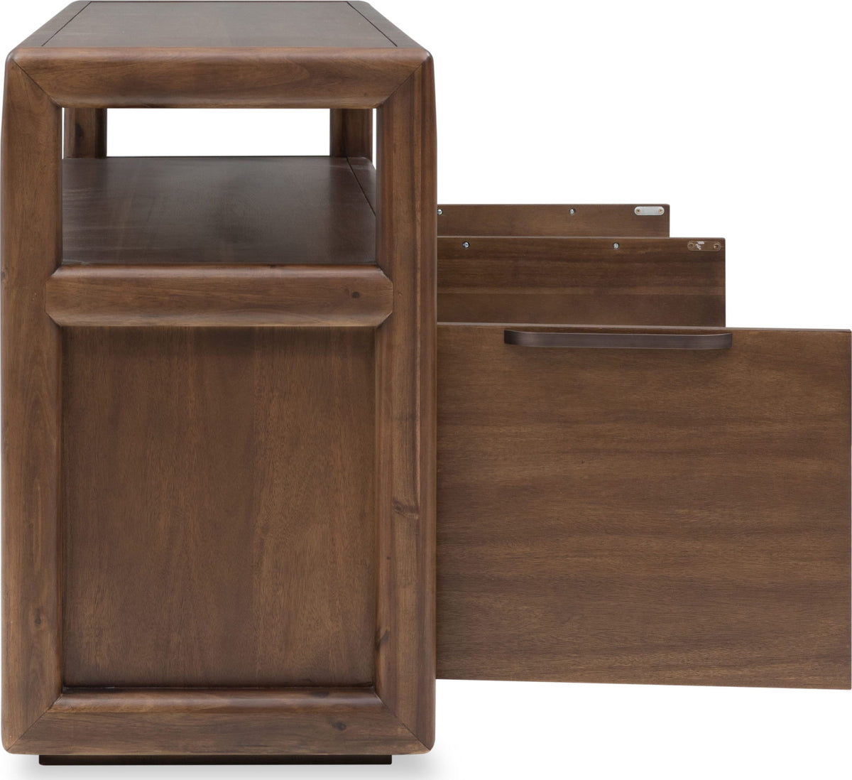 Sol - 64" Media Console - Brown Spice