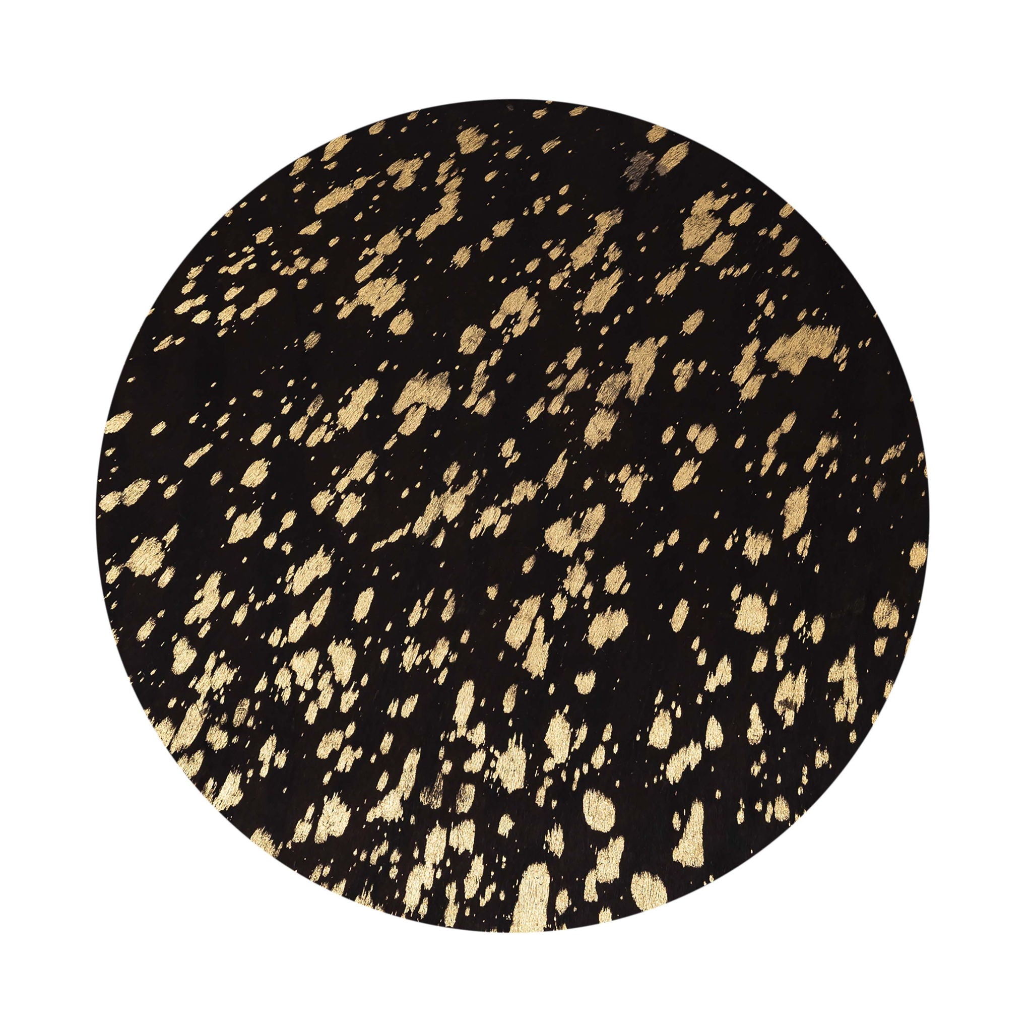 Gold Goathide - Side Table - Black - Urban Living Furniture (Los Angeles, CA)