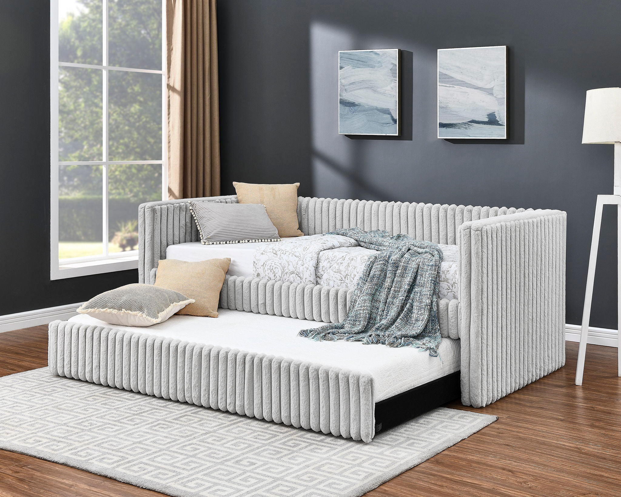 Hailey - Daybed - Light Gray - Urban Living Furniture (Los Angeles, CA)