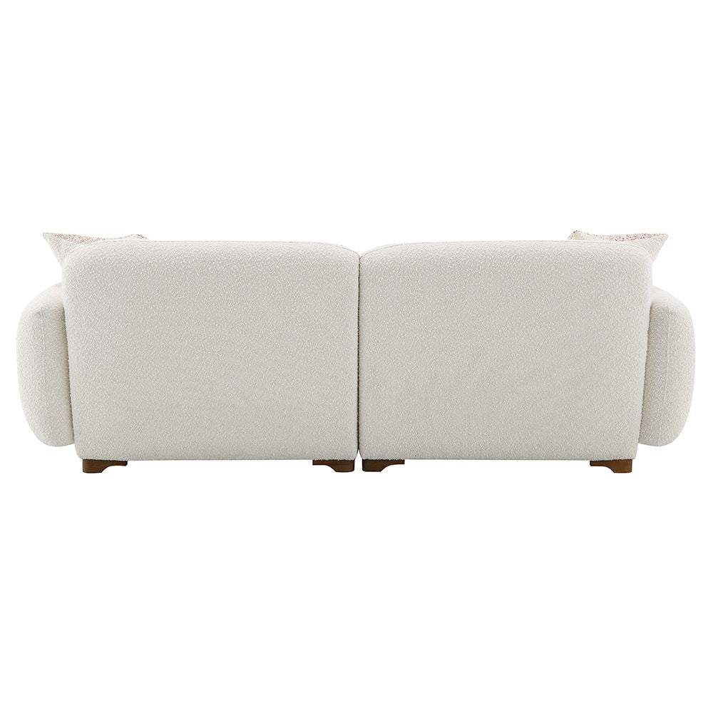 Darius - Sofa With 2 Pillows - Beige Boucle - Urban Living Furniture (Los Angeles, CA)