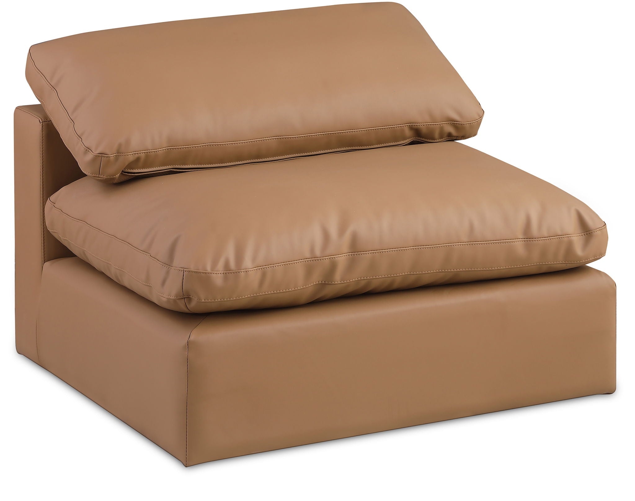 Comfy - Faux Leather Armless Chair - Urban Living Furniture (Los Angeles, CA)