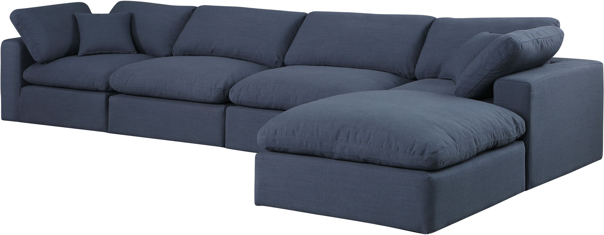 Comfy - 5 Piece Linen Modular Sectional With Chaise - Urban Living Furniture (Los Angeles, CA)