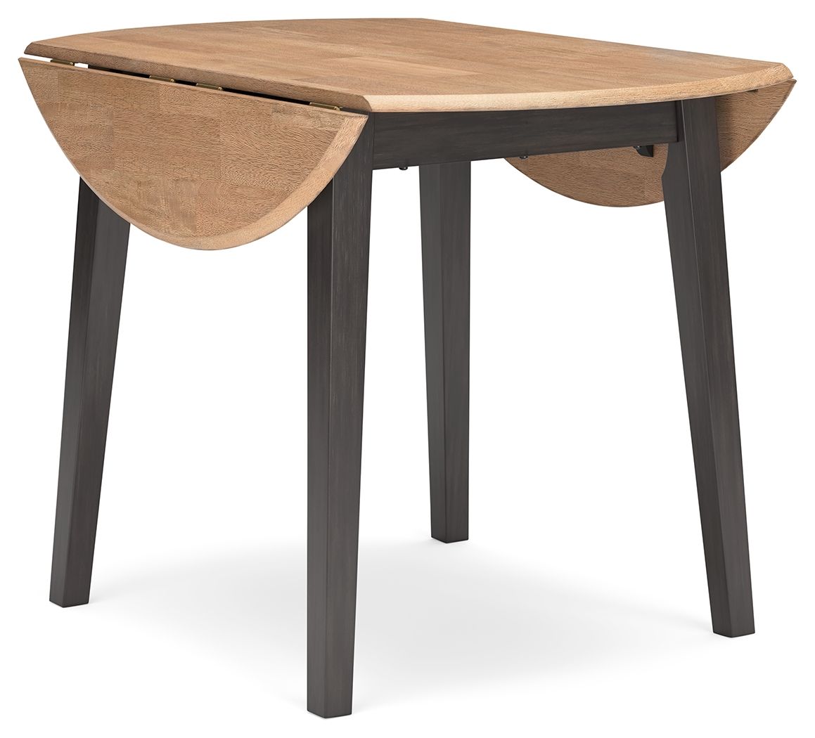 Gesthaven - Round Dining Room Drop Leaf Table Set - Urban Living Furniture (Los Angeles, CA)