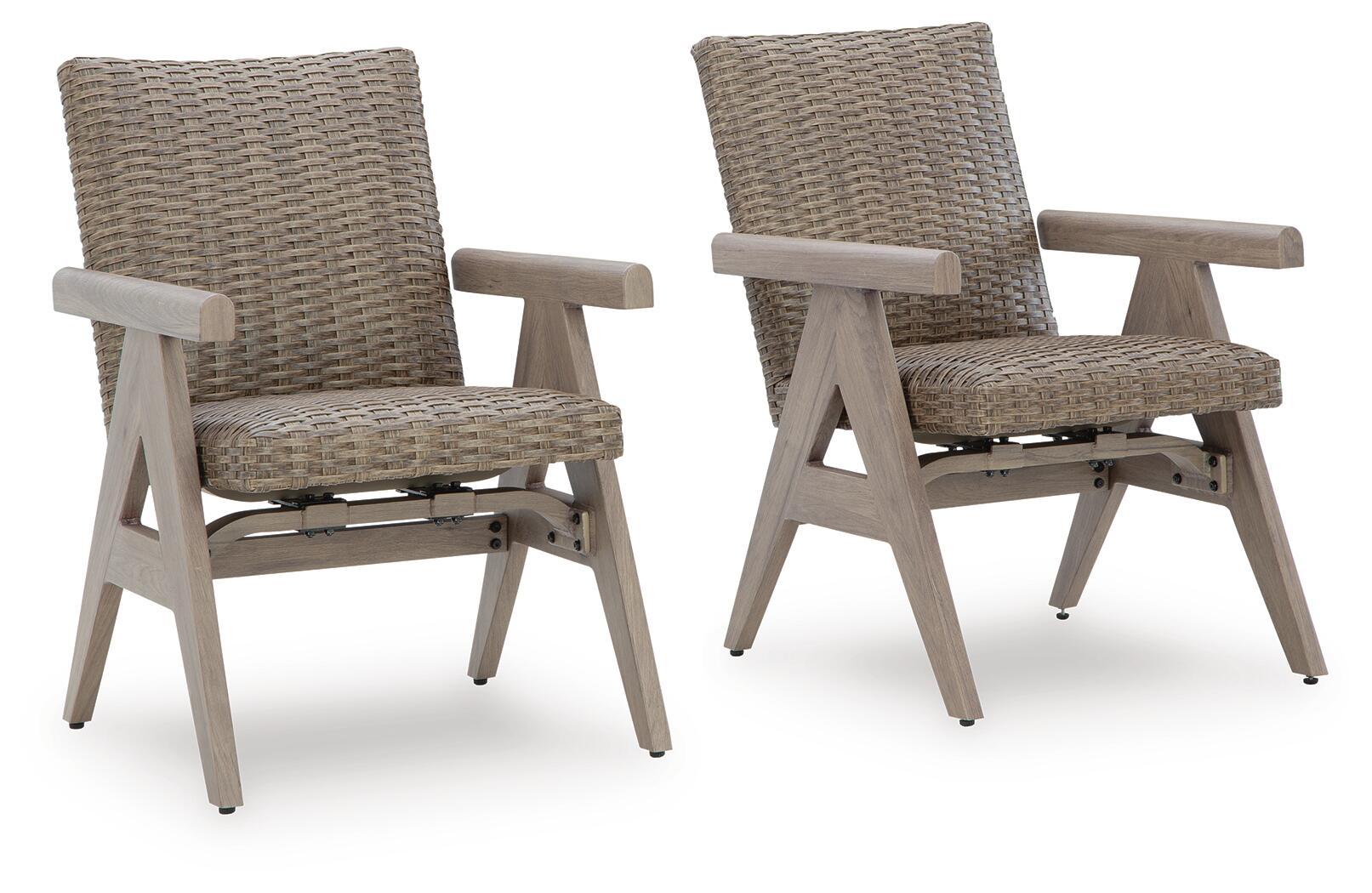 Cliff Trails - Rocking Arm Chair (Set of 2) - Beige - Urban Living Furniture (Los Angeles, CA)