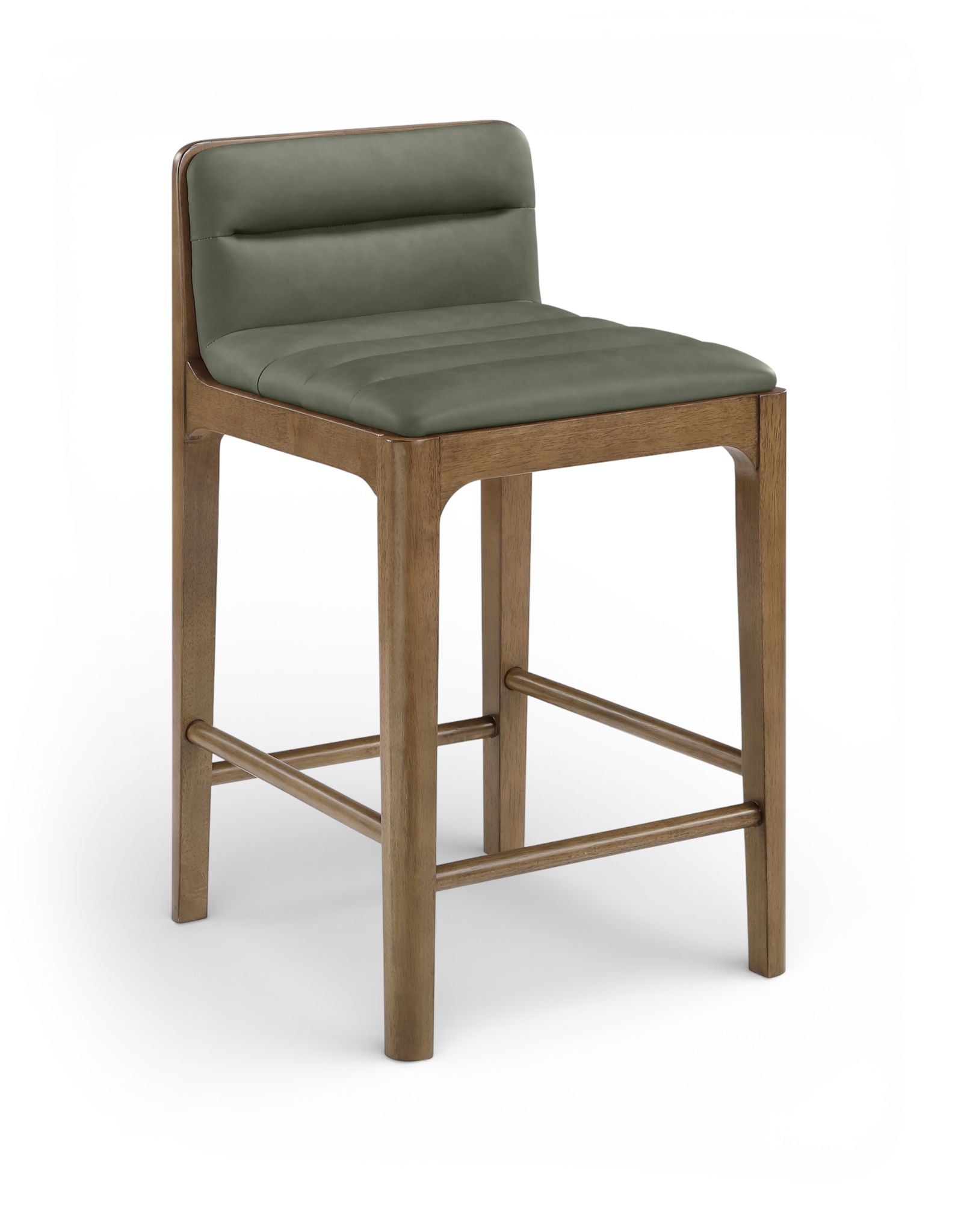 Ellis - Vegan Leather Upholstered Counter Stool (Set of 2) - Brown Base - Urban Living Furniture (Los Angeles, CA)