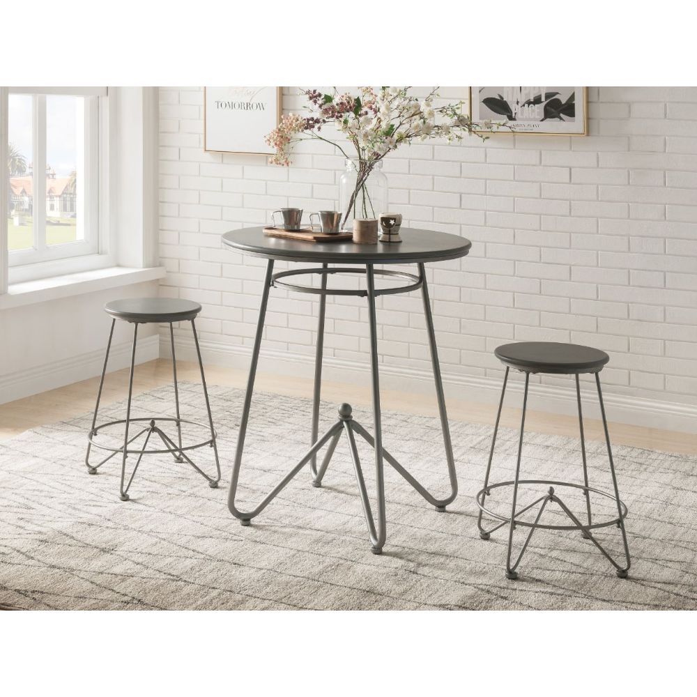 Nimai - Counter Height Set - Gray Oak & Sandy Gray - Urban Living Furniture (Los Angeles, CA)