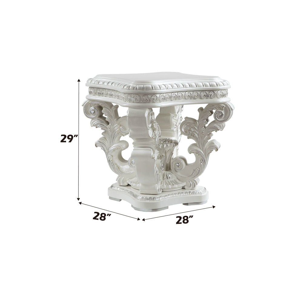 Vanaheim - End Table - Antique White Finish - Urban Living Furniture (Los Angeles, CA)