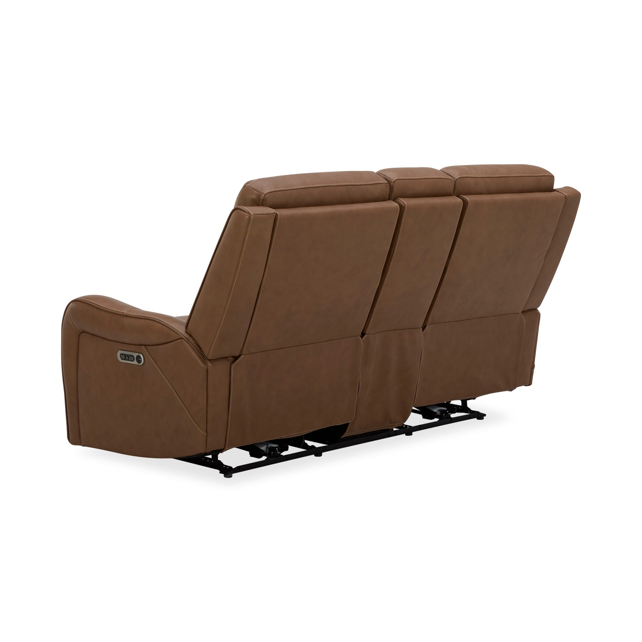 Haywood - Power Console Loveseat - Butternut - Urban Living Furniture (Los Angeles, CA)