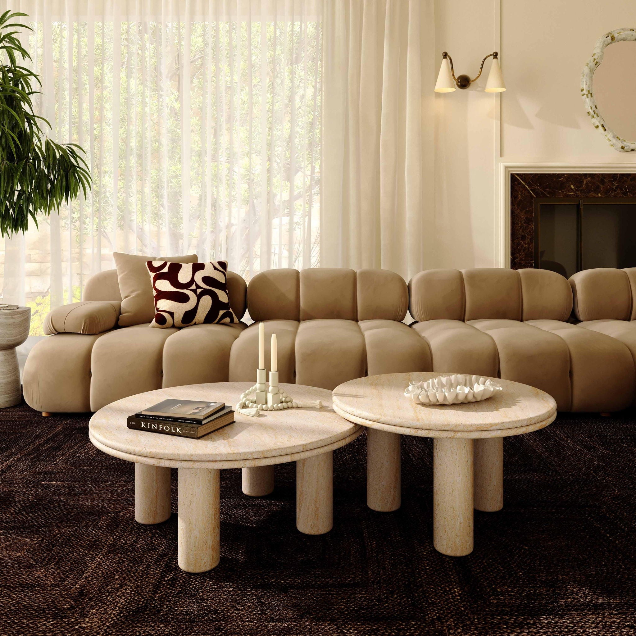 Amora - Indoor / Outdoor Round Accent Table - Urban Living Furniture (Los Angeles, CA)