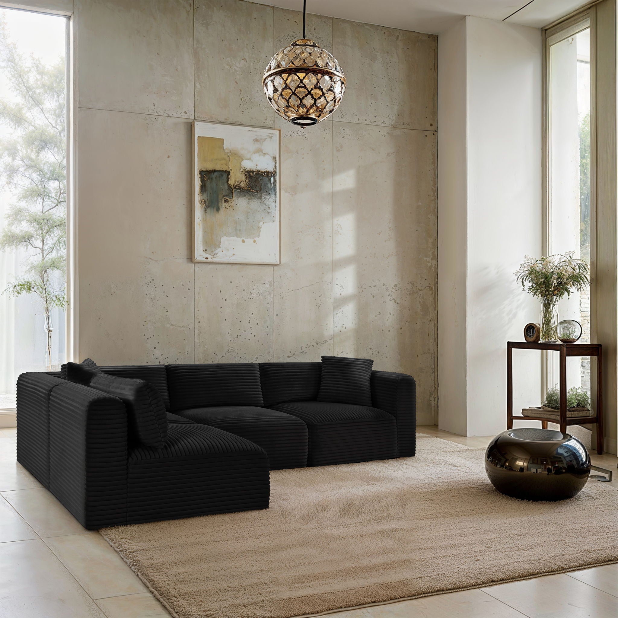 Shaggy - 4 Piece Modular Sectional - Urban Living Furniture (Los Angeles, CA)