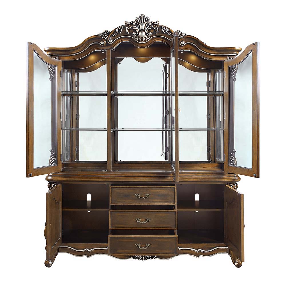 Latisha - Buffet & Hutch - Antique Oak - Urban Living Furniture (Los Angeles, CA)