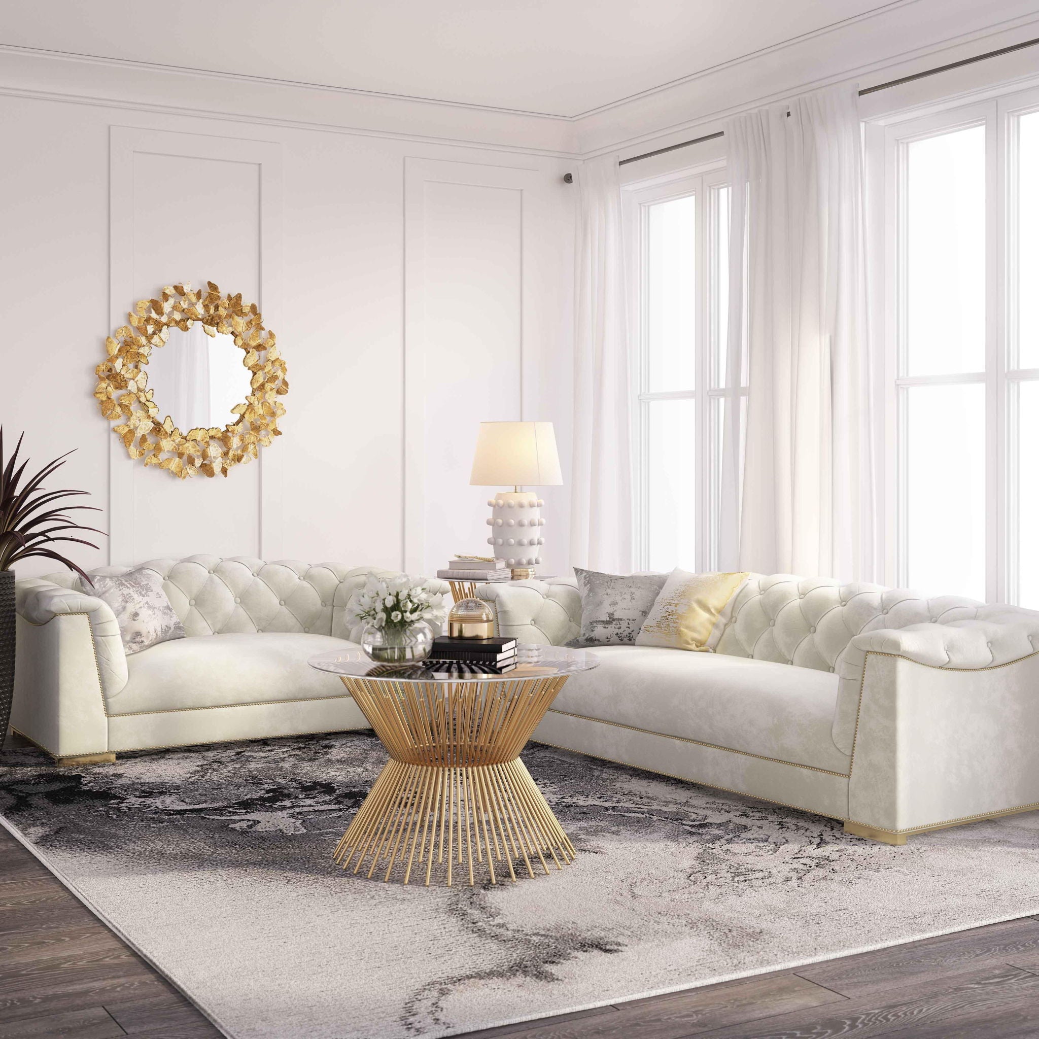 Farah - Velvet Sofa - Urban Living Furniture (Los Angeles, CA)