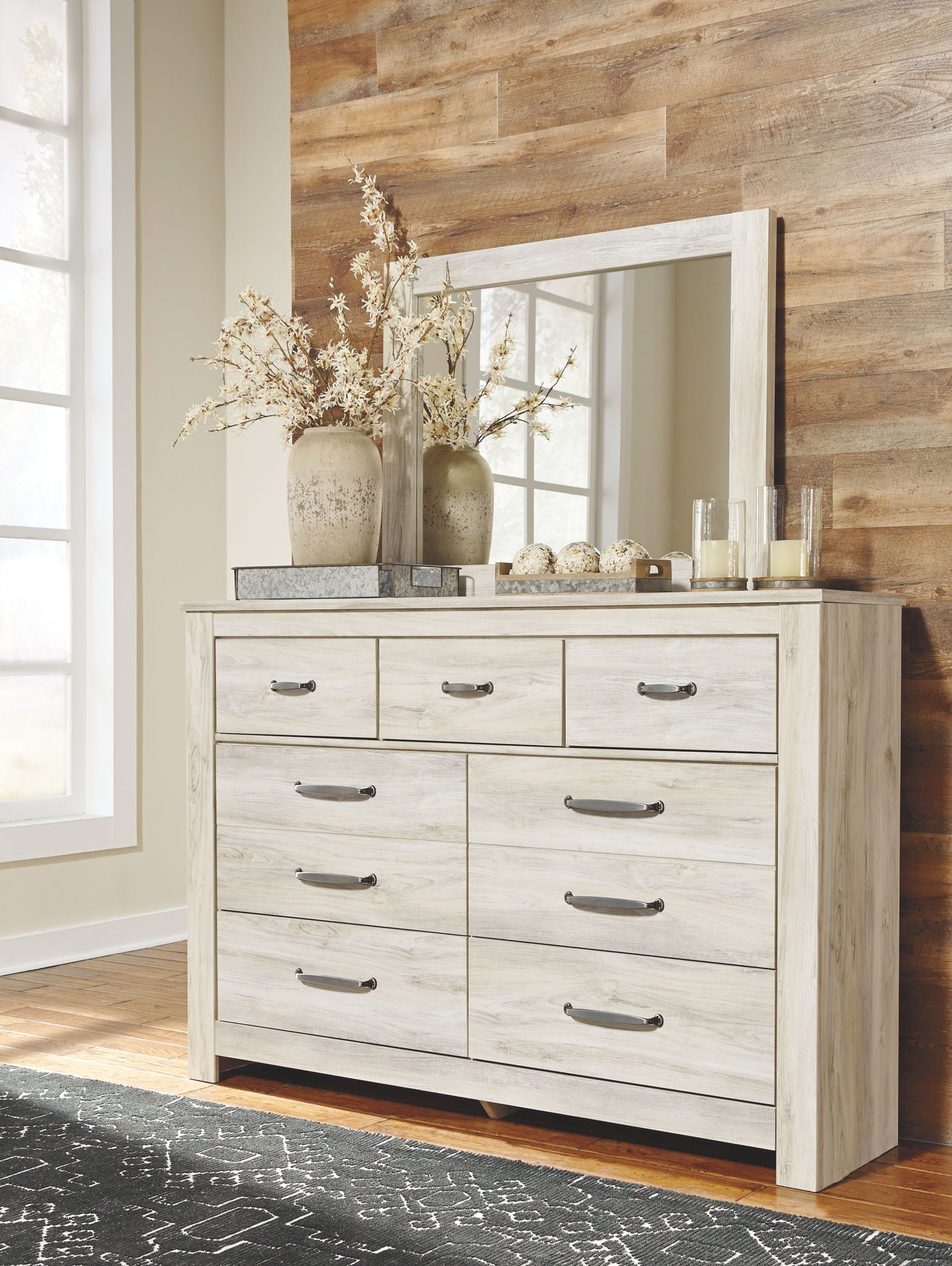 Bellaby - Dresser, Mirror, Platform Bed With Storage Drawers Set - Urban Living Furniture (Los Angeles, CA)