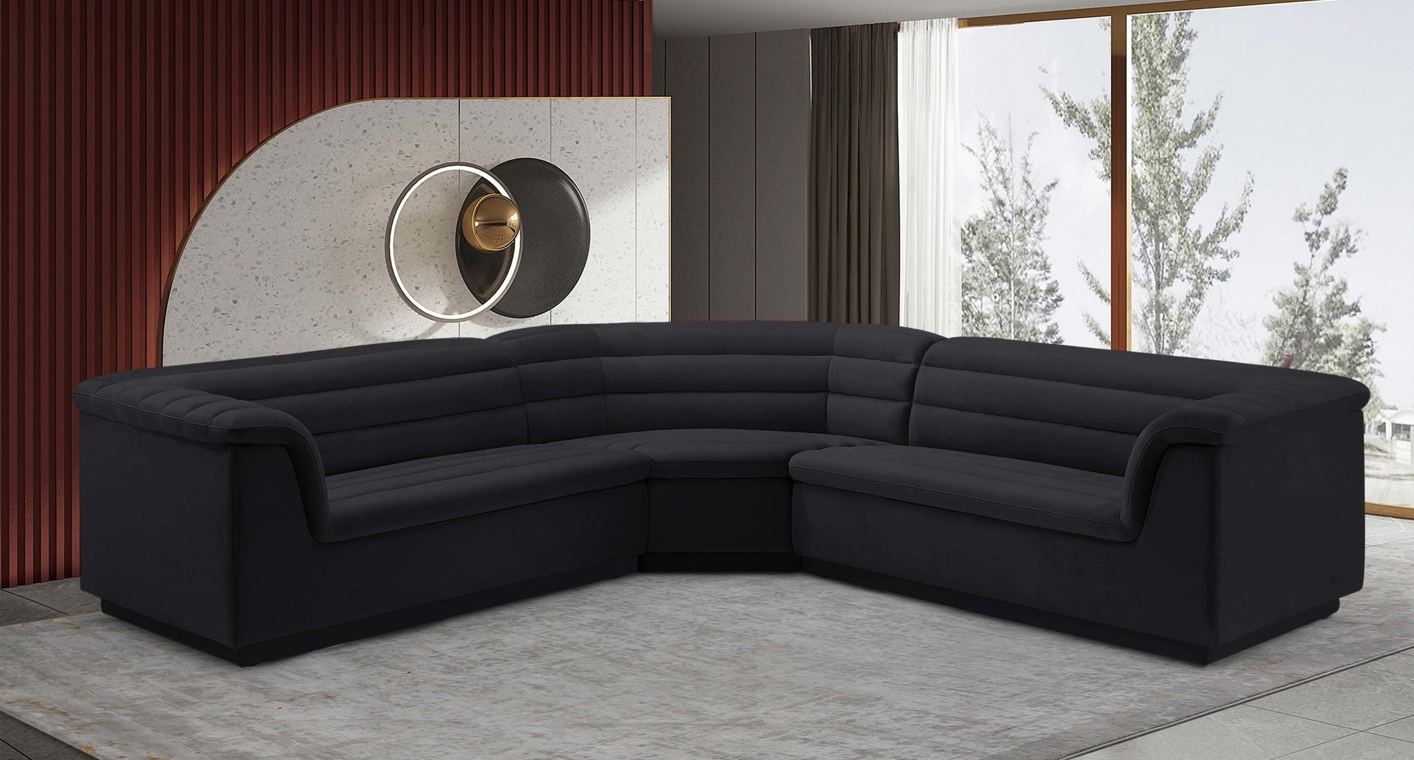 Cascade - Velvet Modular Sectional - Urban Living Furniture (Los Angeles, CA)