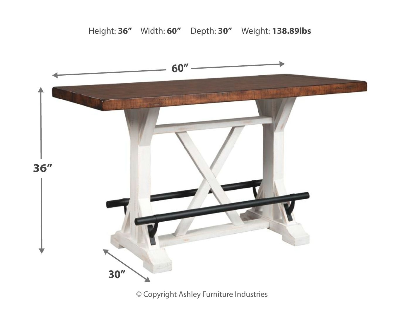 Valebeck - Counter Height Table Set - Urban Living Furniture (Los Angeles, CA)