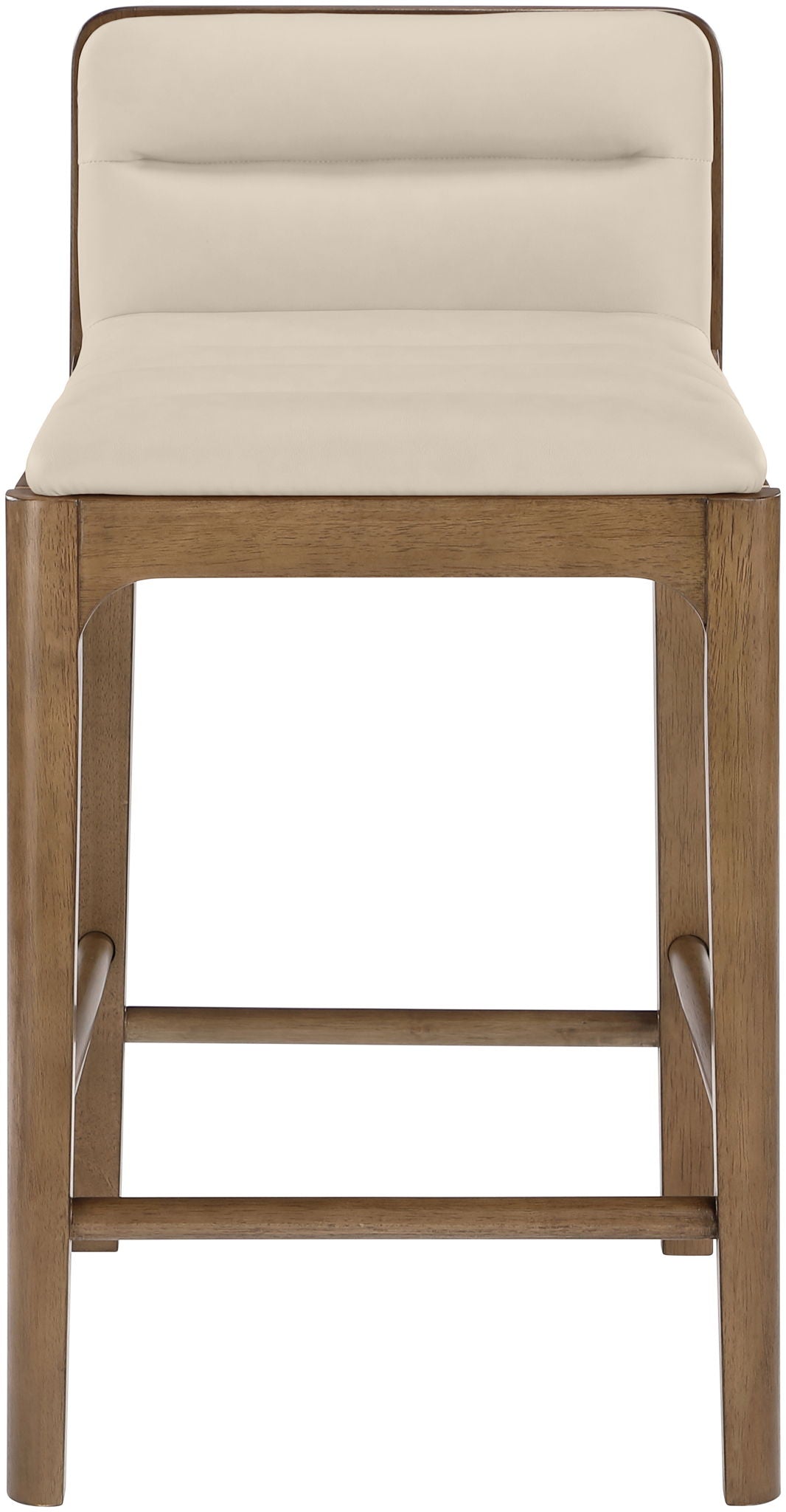 Ellis - Vegan Leather Upholstered Counter Stool (Set of 2) - Brown Base - Urban Living Furniture (Los Angeles, CA)