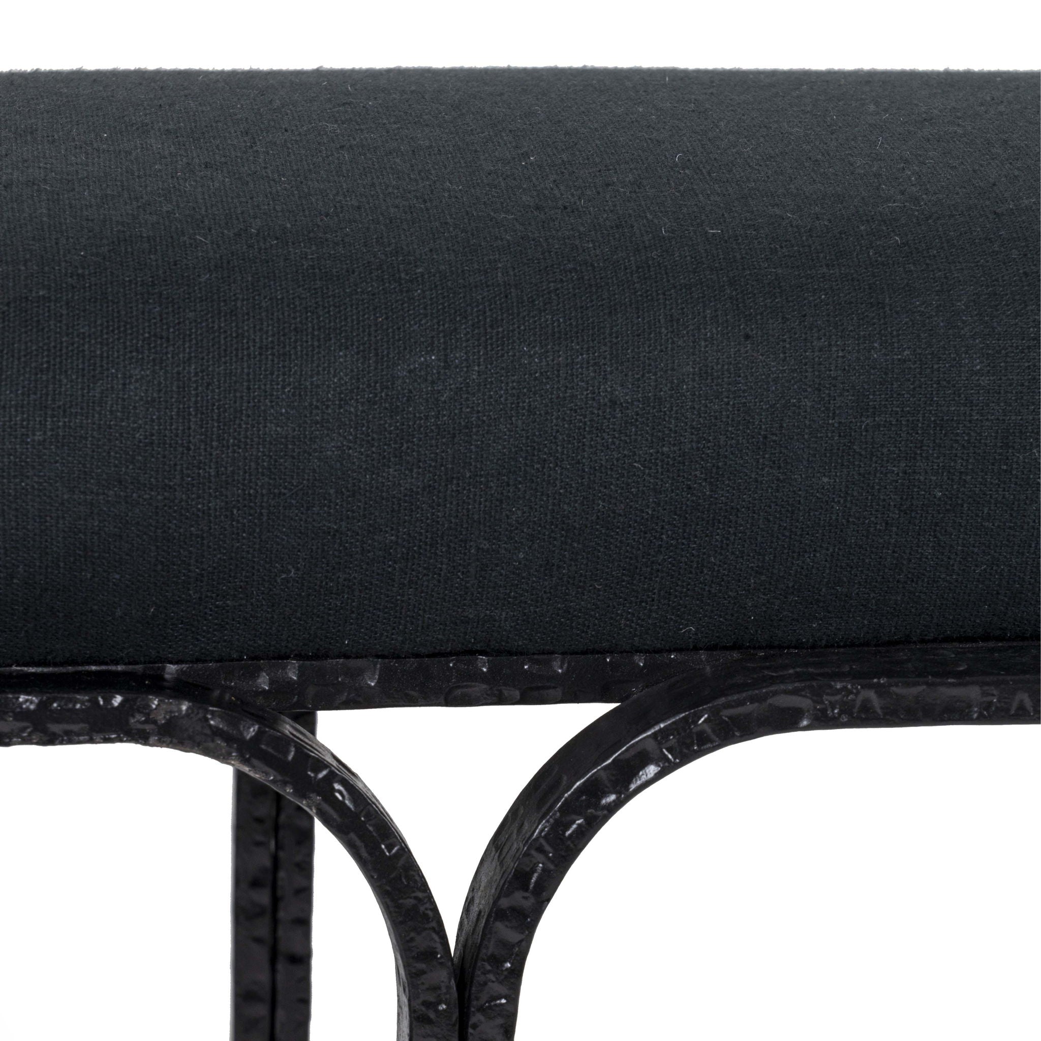 Bryn - Linen Bench - Black - Urban Living Furniture (Los Angeles, CA)