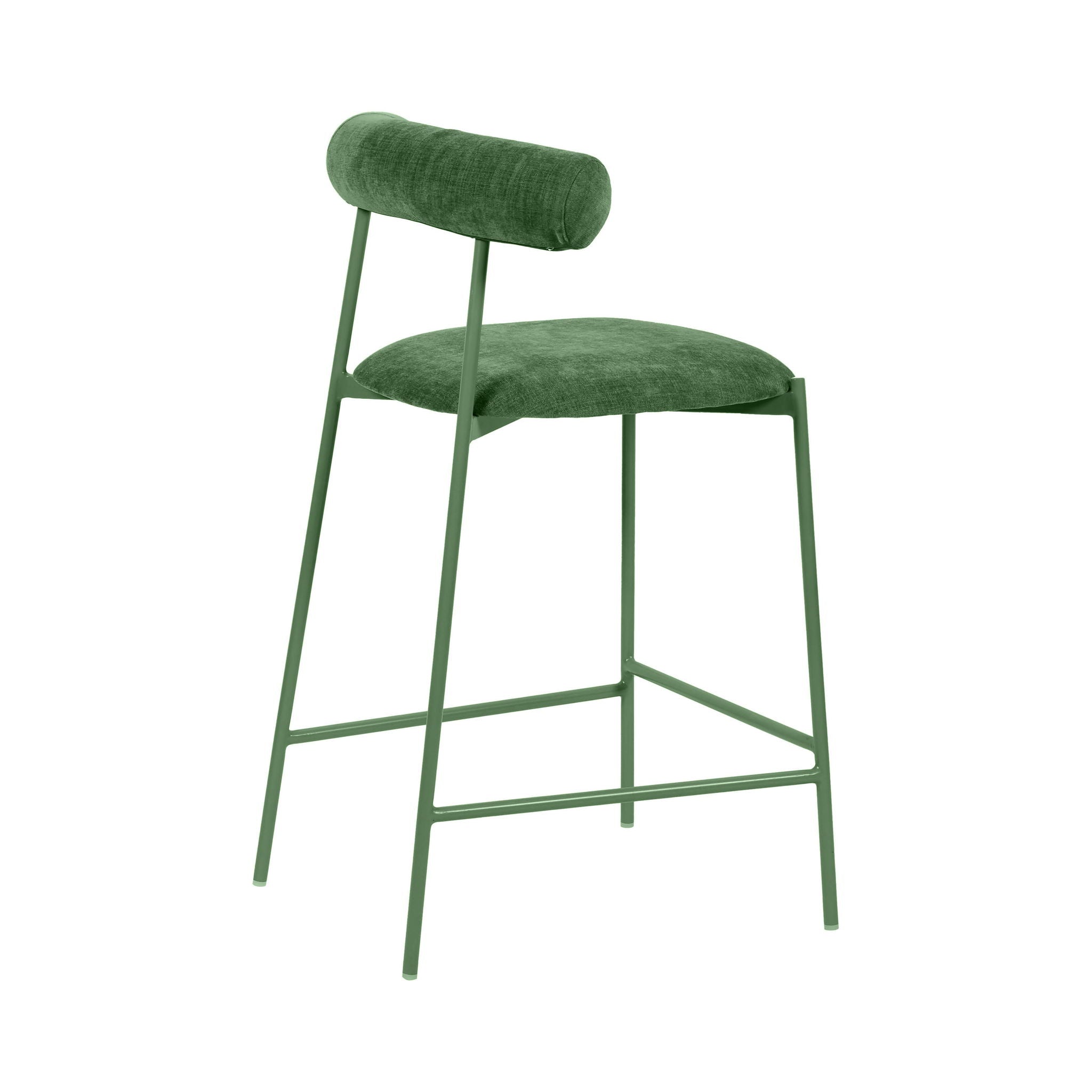 Liliana - Velvet Bar Stool - Urban Living Furniture (Los Angeles, CA)