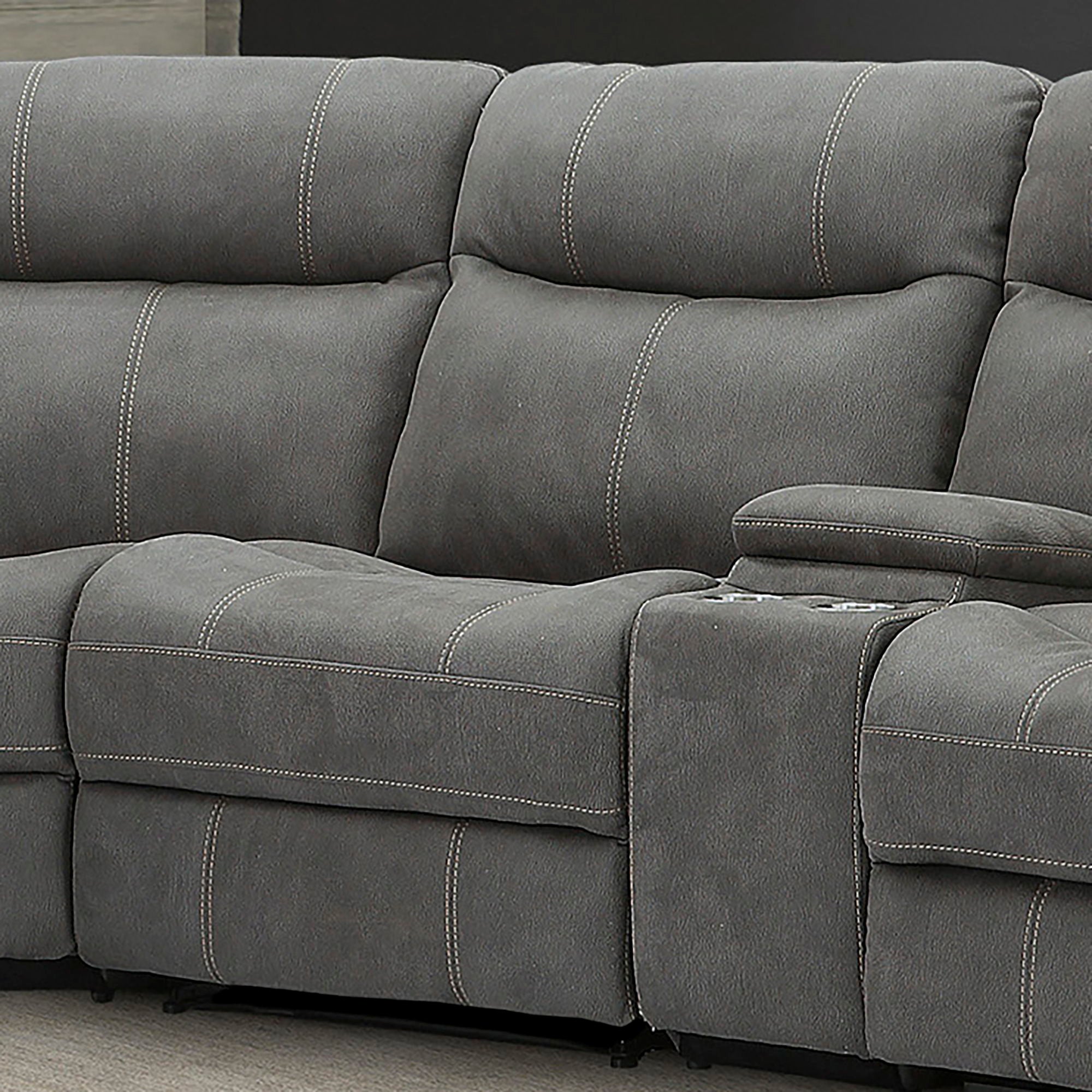 Mason - Armless Chair - Carbon - Urban Living Furniture (Los Angeles, CA)