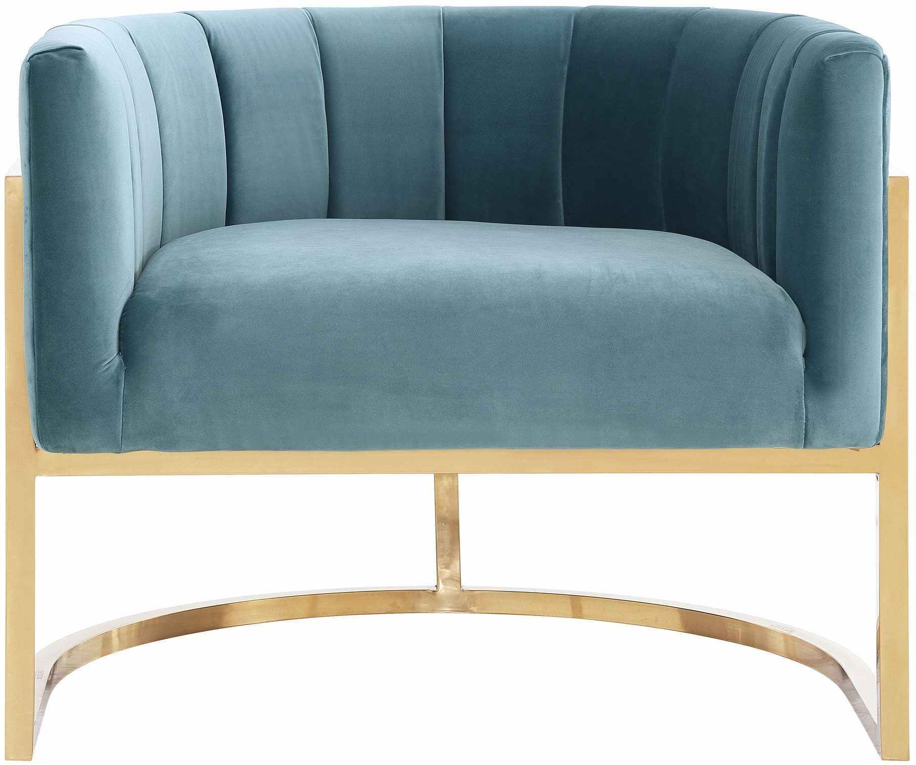 Magnolia - Chair with Gold Base - Urban Living Furniture (Los Angeles, CA)