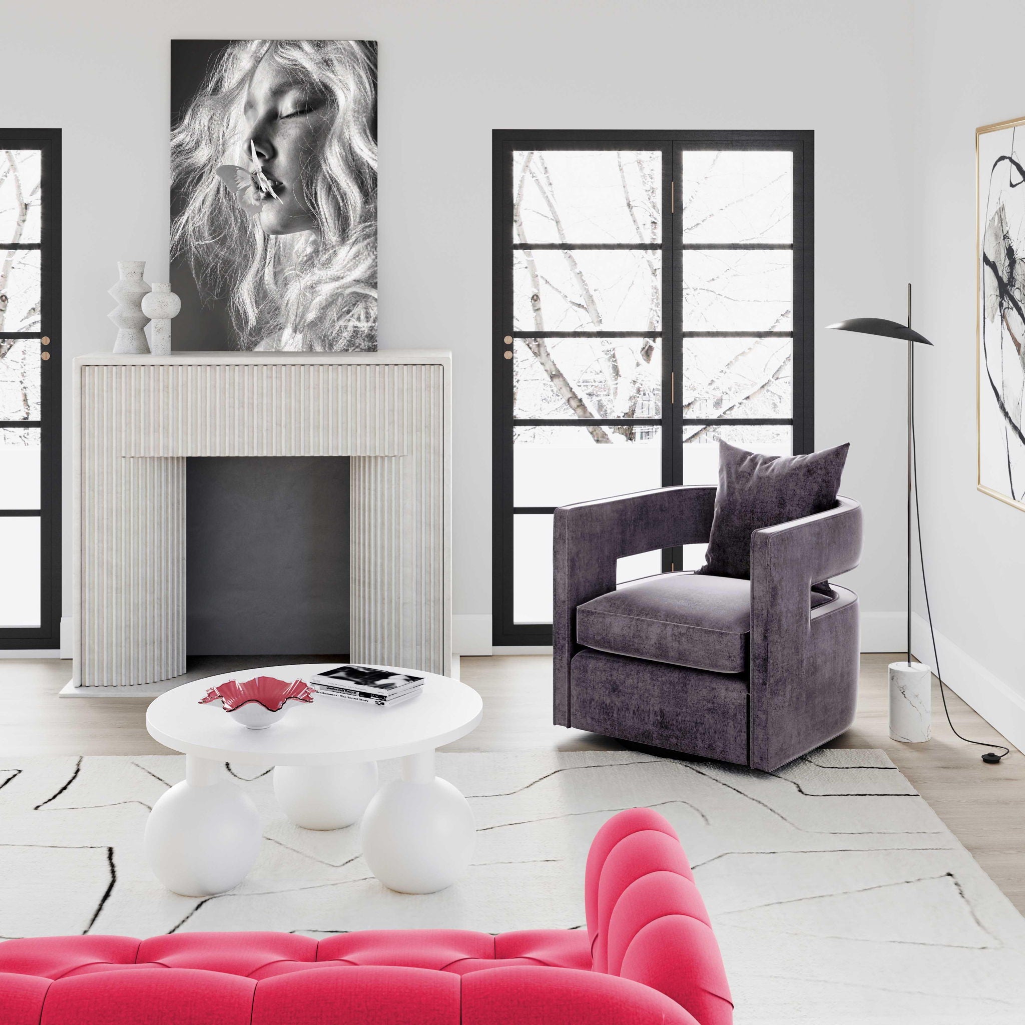 Kennedy - Swivel Chair - Urban Living Furniture (Los Angeles, CA)